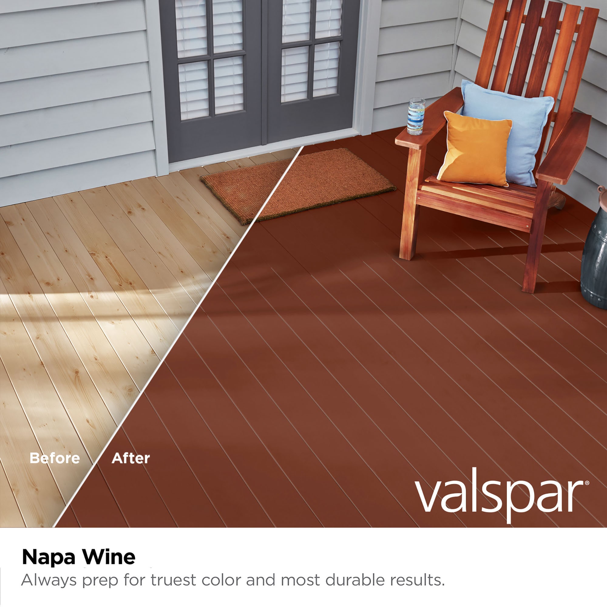 Valspar NAPA WINE-1614367 Exterior-Stains-Sealors - View #2