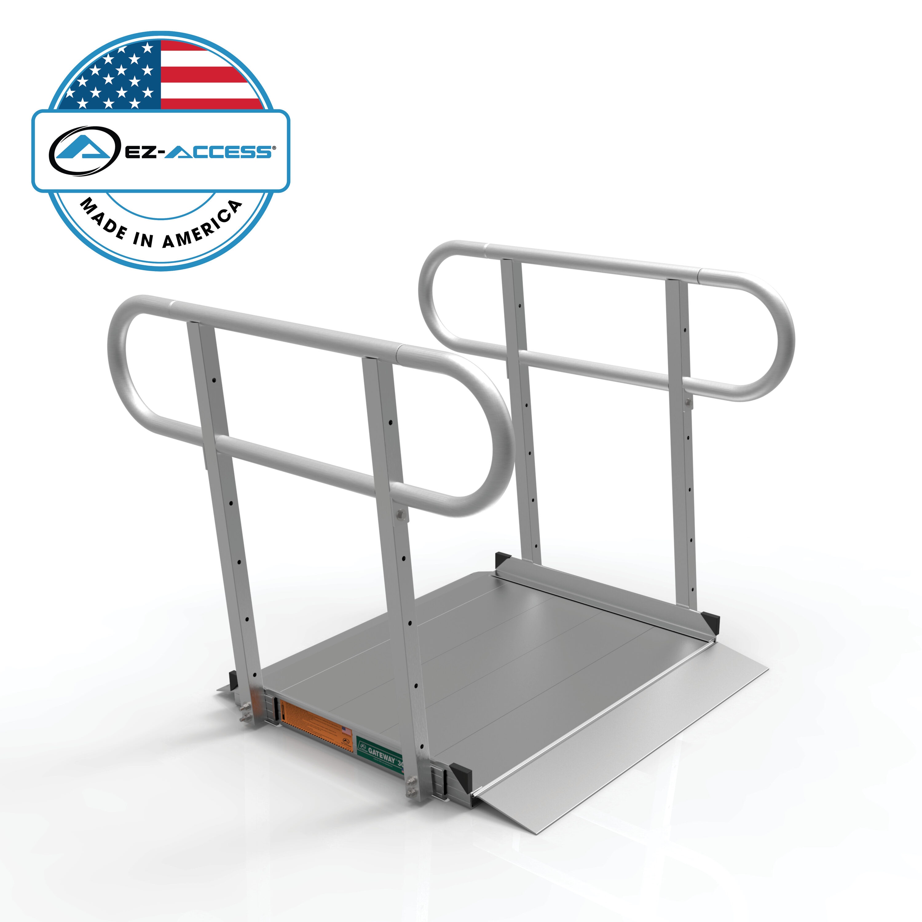 EZ-ACCESS GATEWAY3G 03TL 3-ft x 36-in Aluminum Portable Entryway Wheelchair Ramp