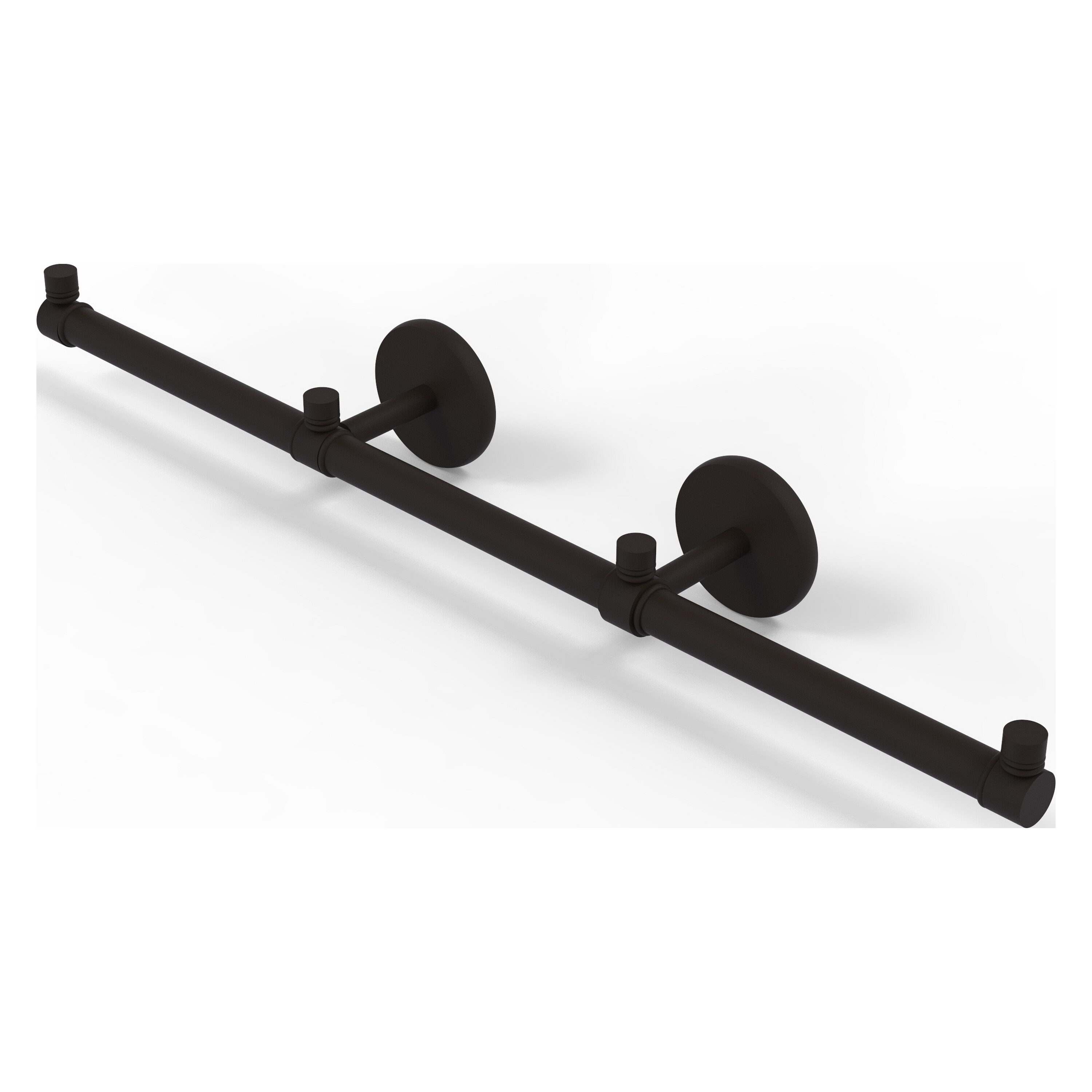 Allied Brass P1000-HTB-3-ORB Prestige Skyline 22-in double Oil Rubbed Bronze Wall mount Double Towel Bar