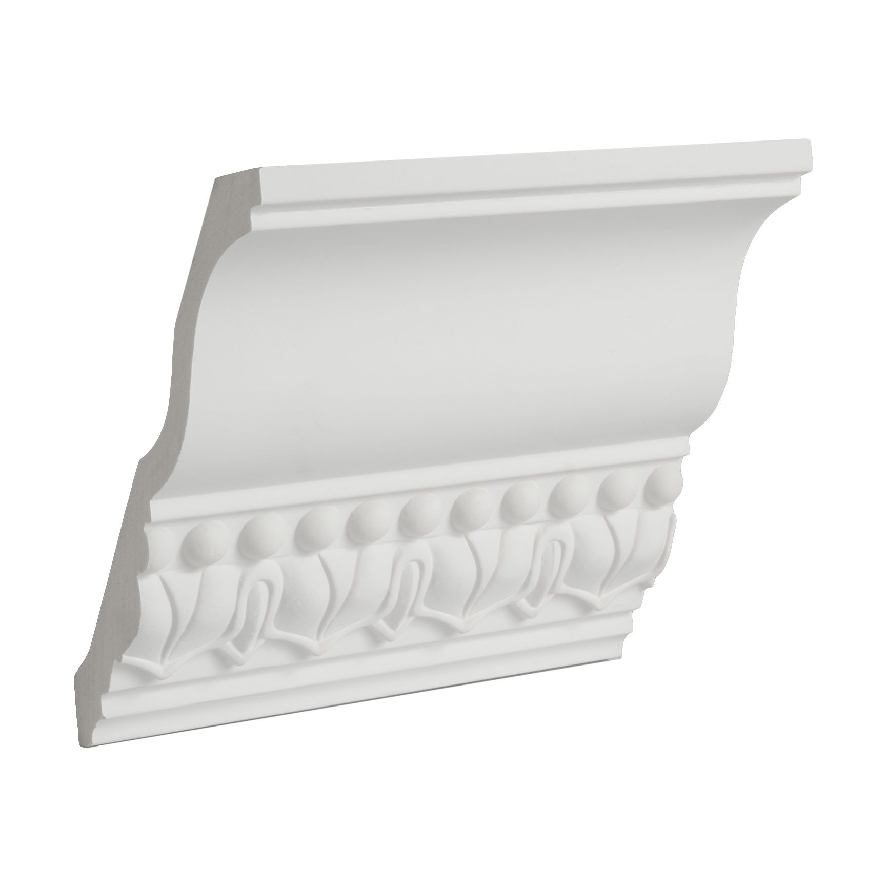 Architectural Products by Outwater 3P5.37.01241 Small Sample 5-1/4-in x 6-in Primed Polyurethane Crown Moulding