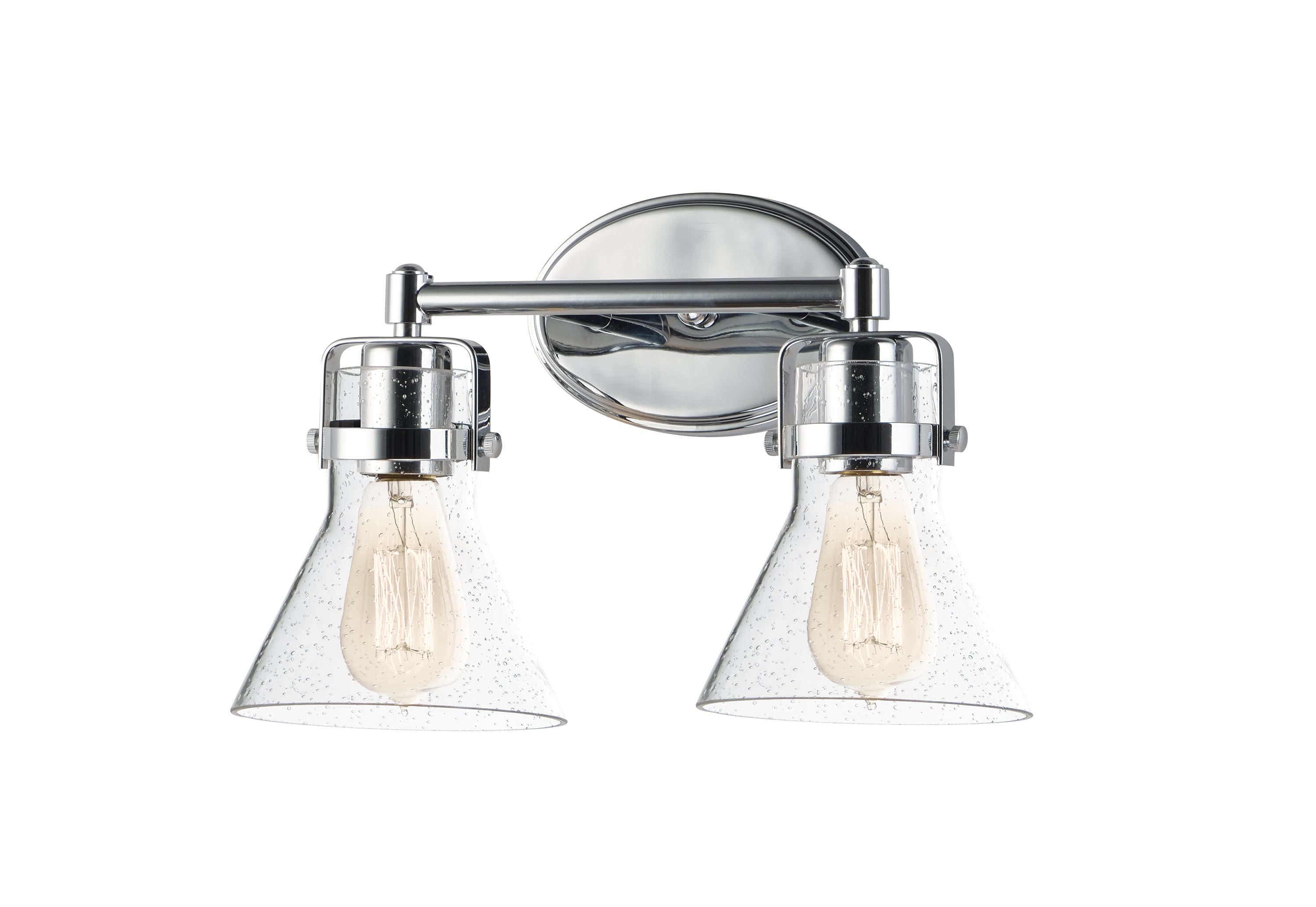 Maxim Lighting 26112CDPC Seafarer 15-in 2 -Light Polished Chrome Coastal Vanity light
