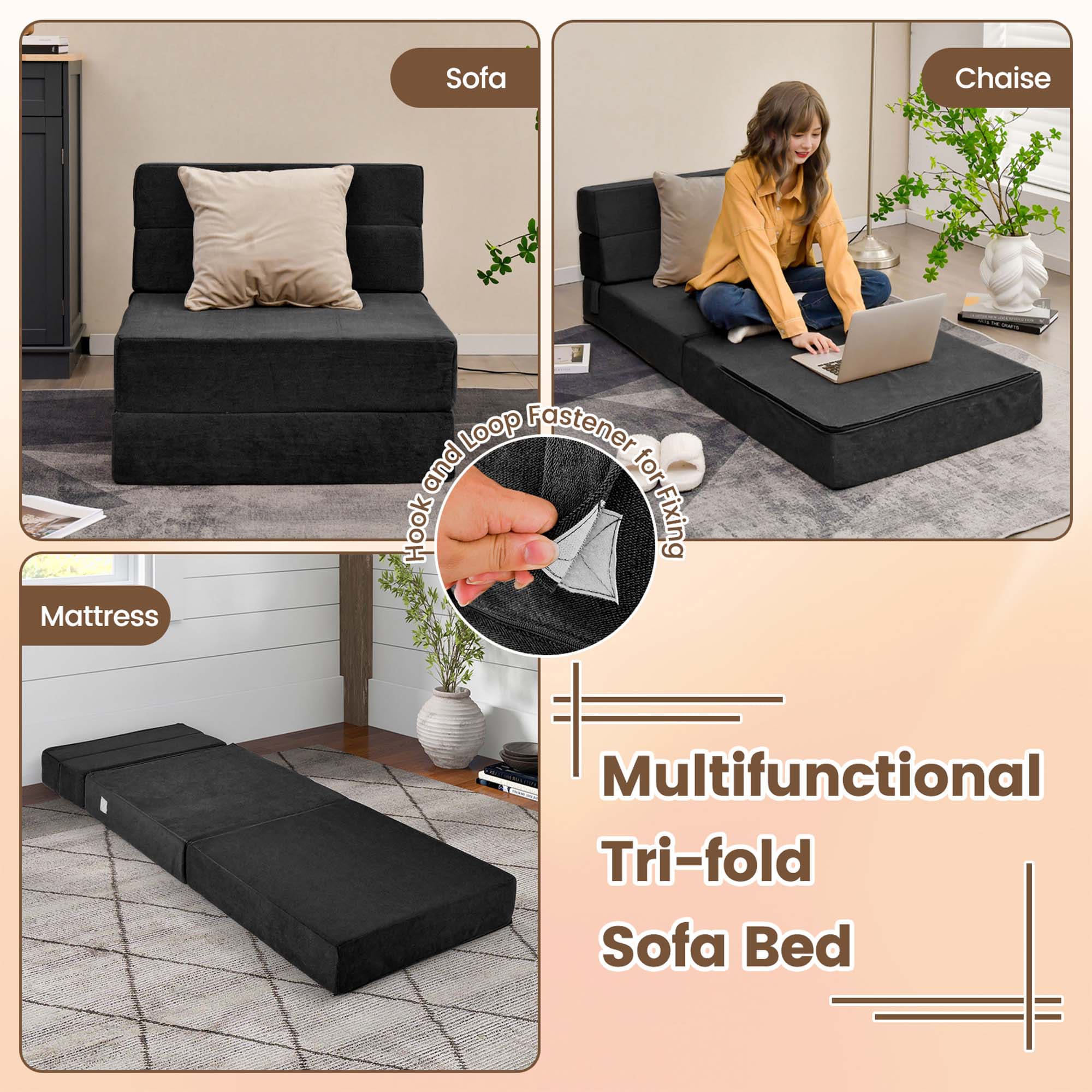 Costway HCST00350 futons - View #4