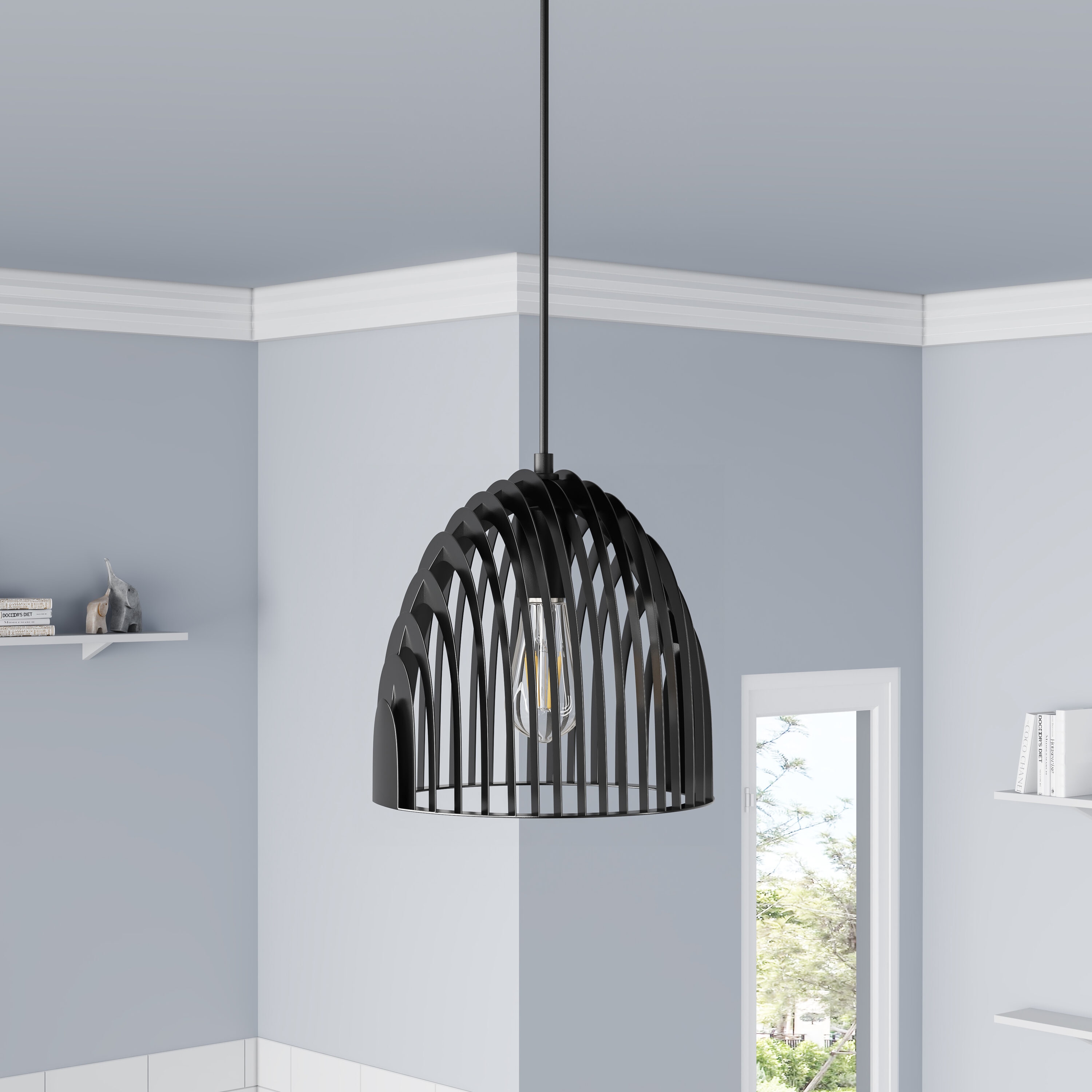 Aiwen AD-2007-BLACK Pendant-Lights - View #3
