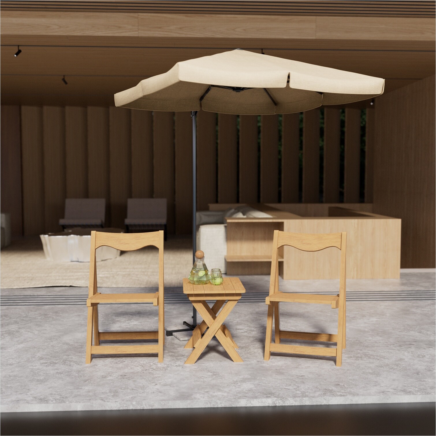 SUNCREAT UWAGNZFBMN70 Patio-Conversation-Sets - View #3