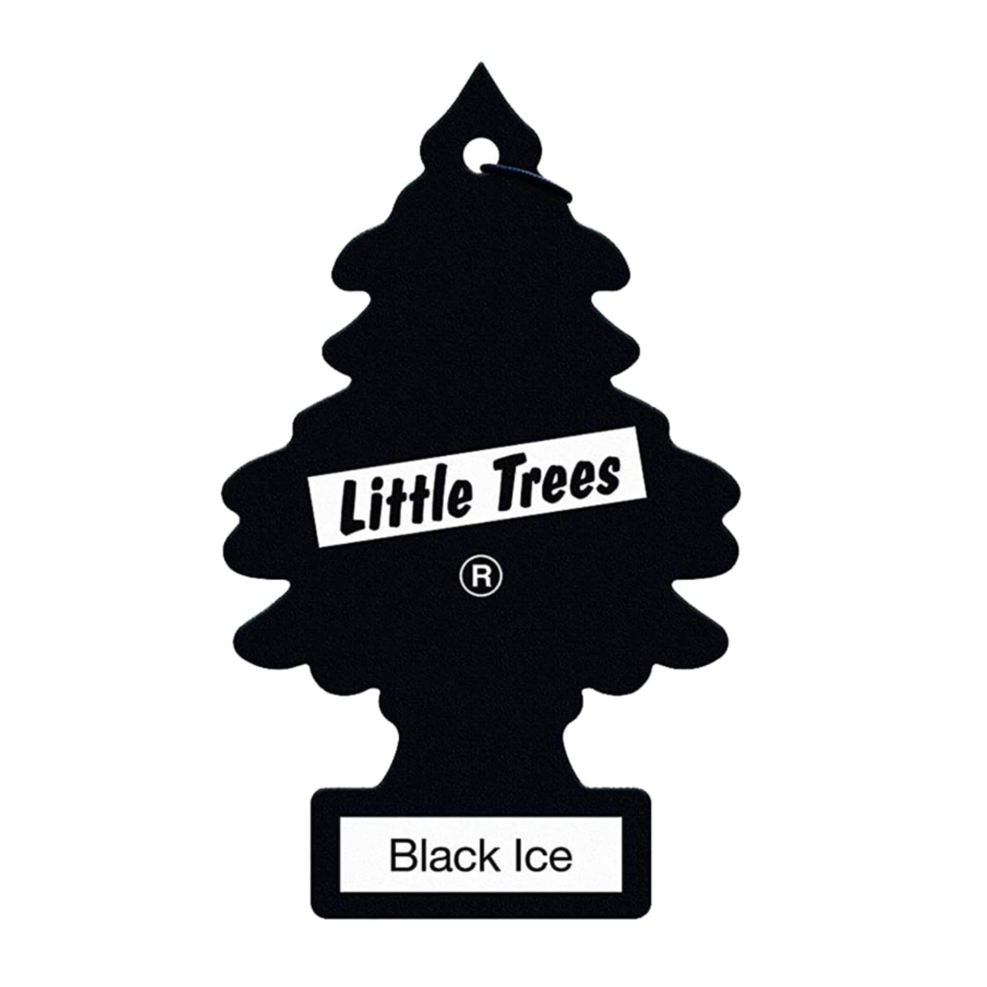 LITTLE TREES  U1P-10155-6PK Air Freshener (Black Ice Pk24)