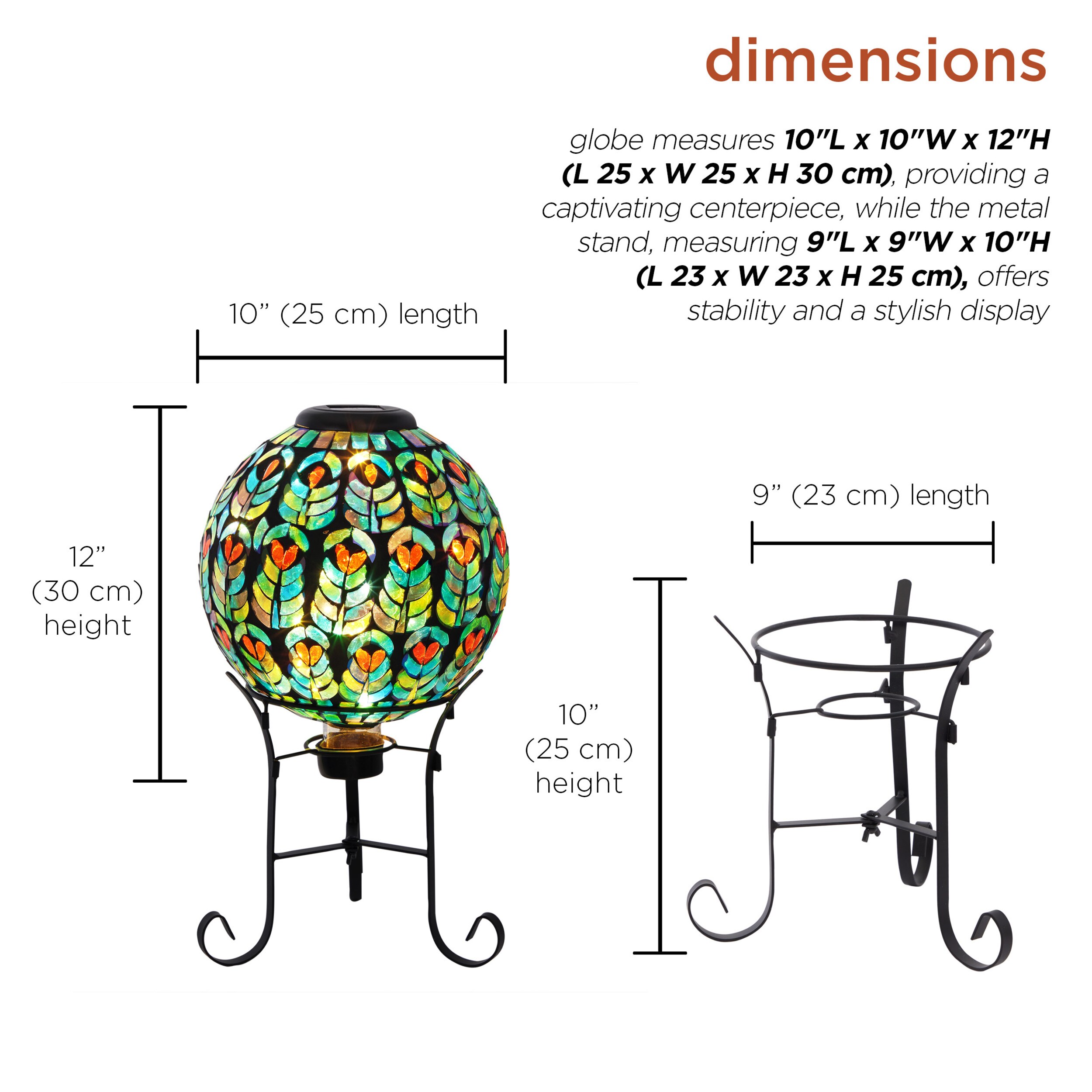 Alpine Corporation GRS926A-SLR Gazing-Ball-Stand - View #7