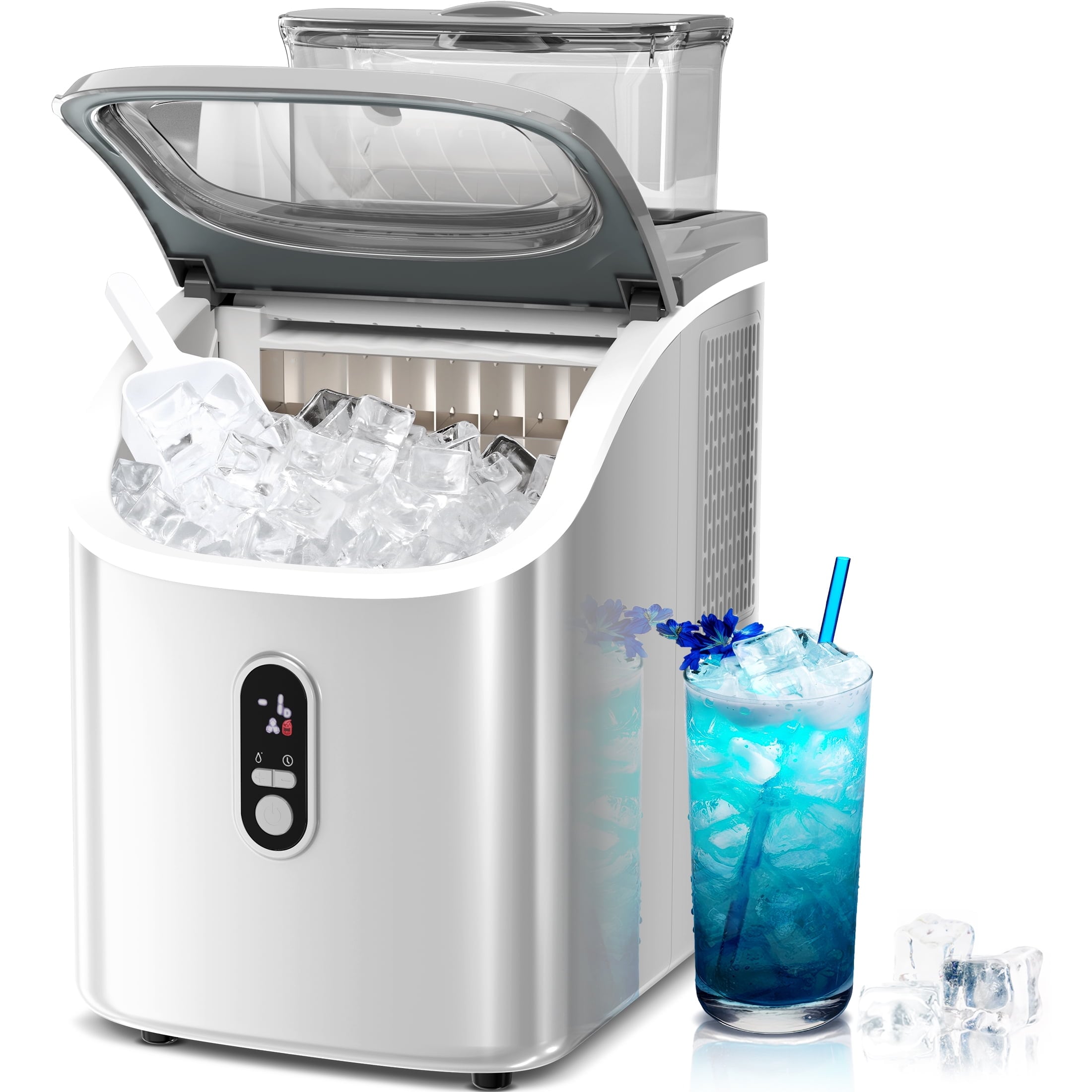 COWSAR LSZ58IM13AFG 30-lbs. Ice Per day Cubed Ice Maker ( Grey )
