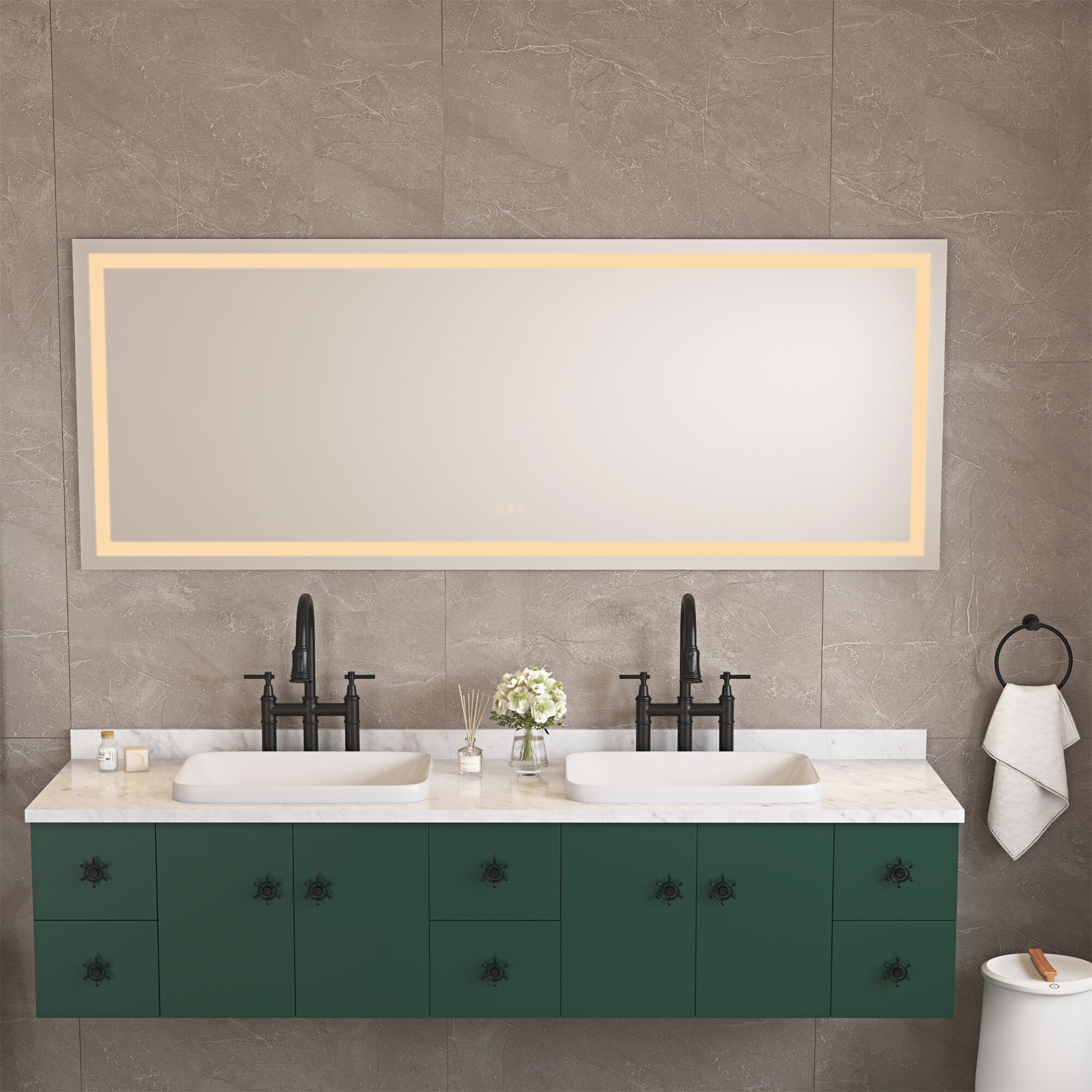 BABOOM BOM-8131925-OR Framed-Bath-Mirrors - View #3