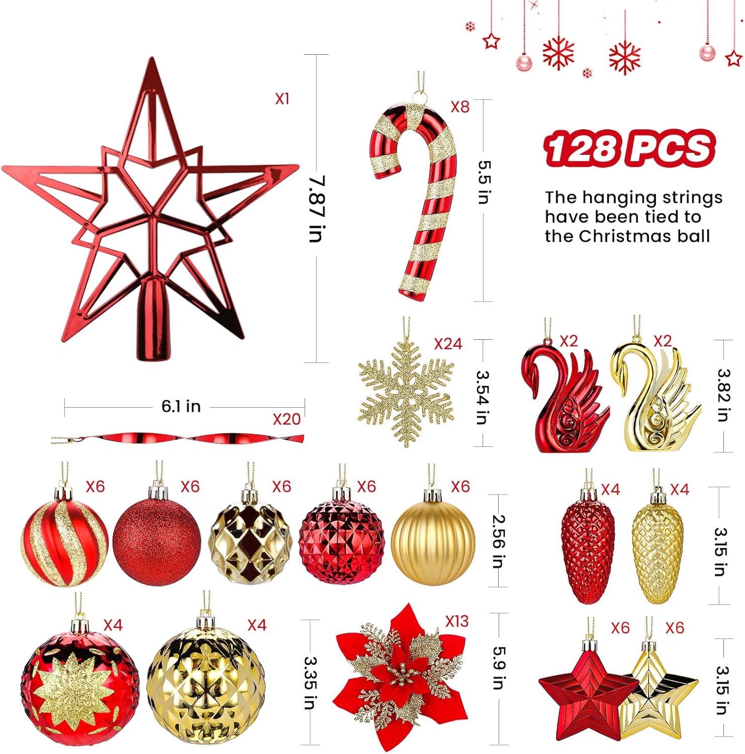 etokfoks-128pcs-shatterproof-christmas-ornament-set-red-gold-plastic
