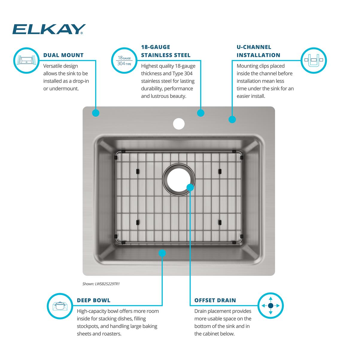 Elkay LWSB25229TR1 Kitchen-Sinks - View #5