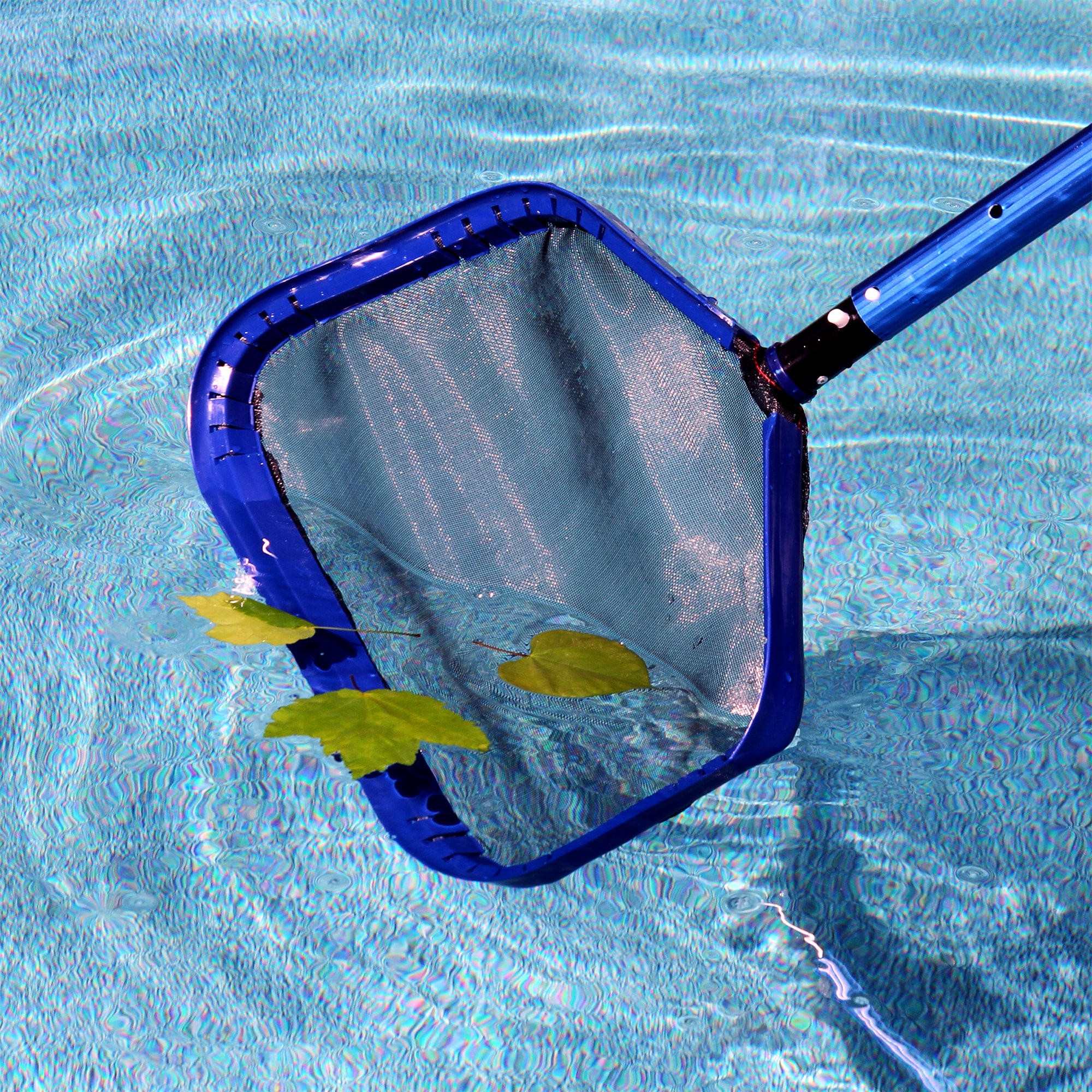 🔥Swimming Pool Leaf Flat Net Skimmer with 48in. Telescopic Pole