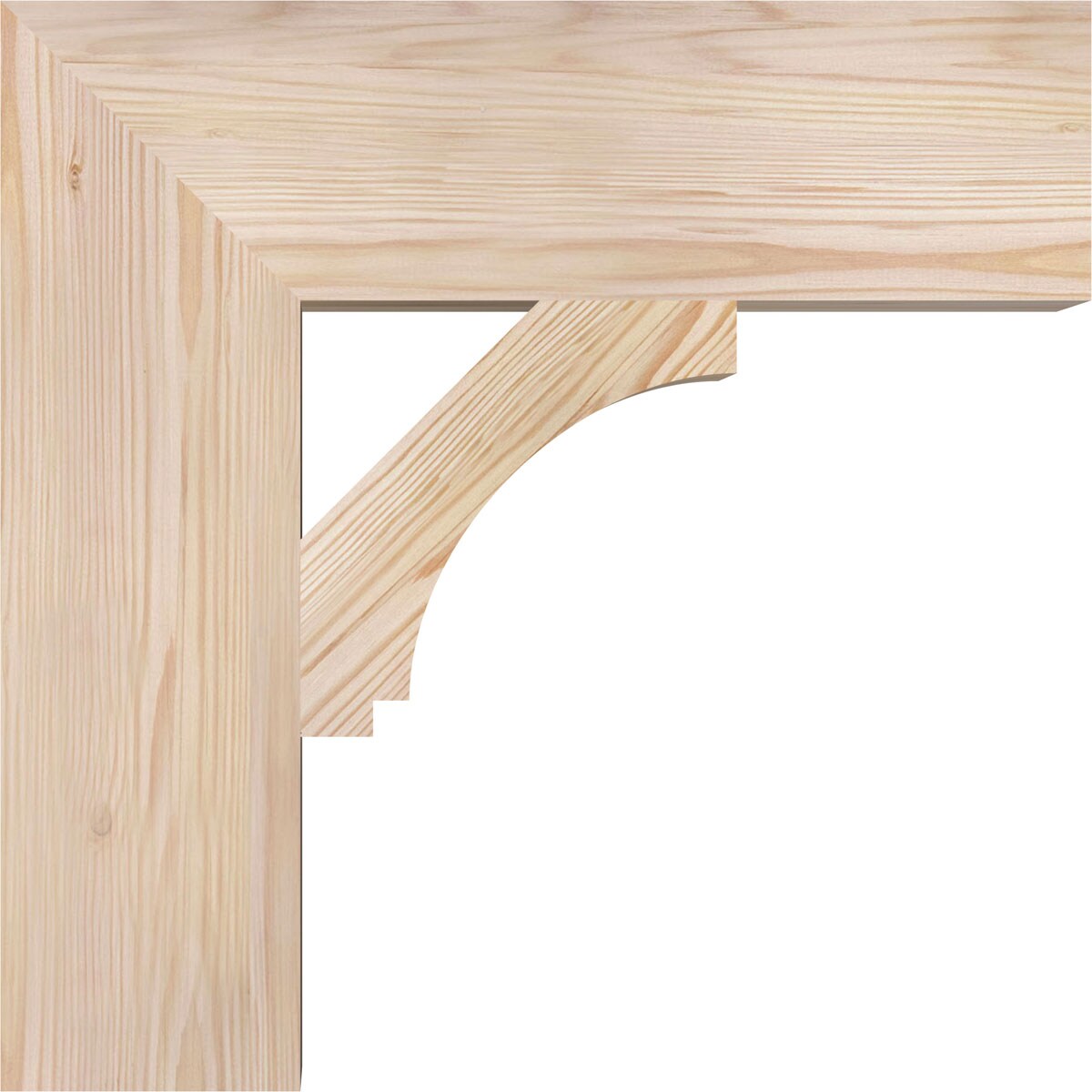 Ekena Millwork BKT06X20X20IMP05SDF Exterior-Brackets-Braces - View #3
