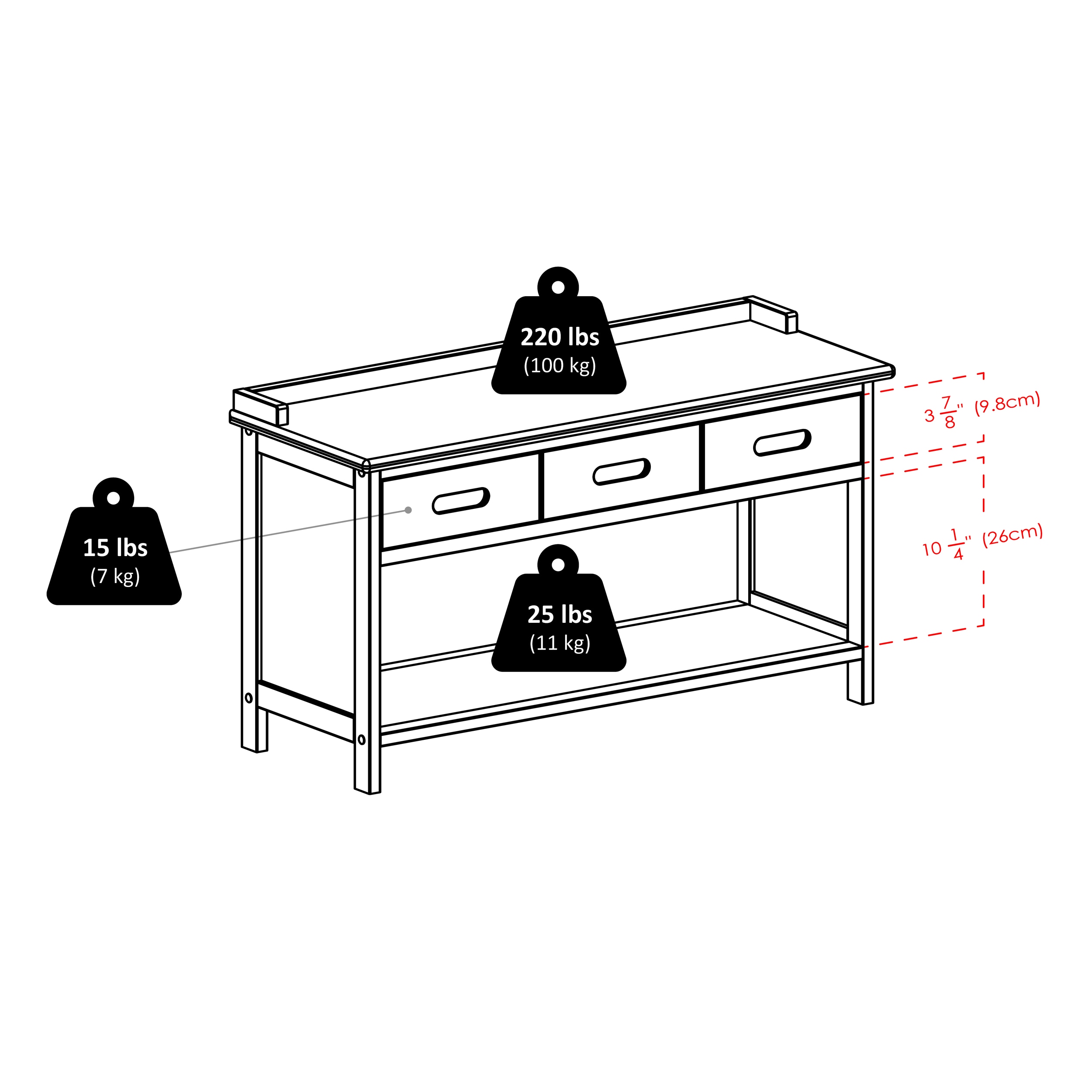 Winsome Wood 94602 bench - View #4