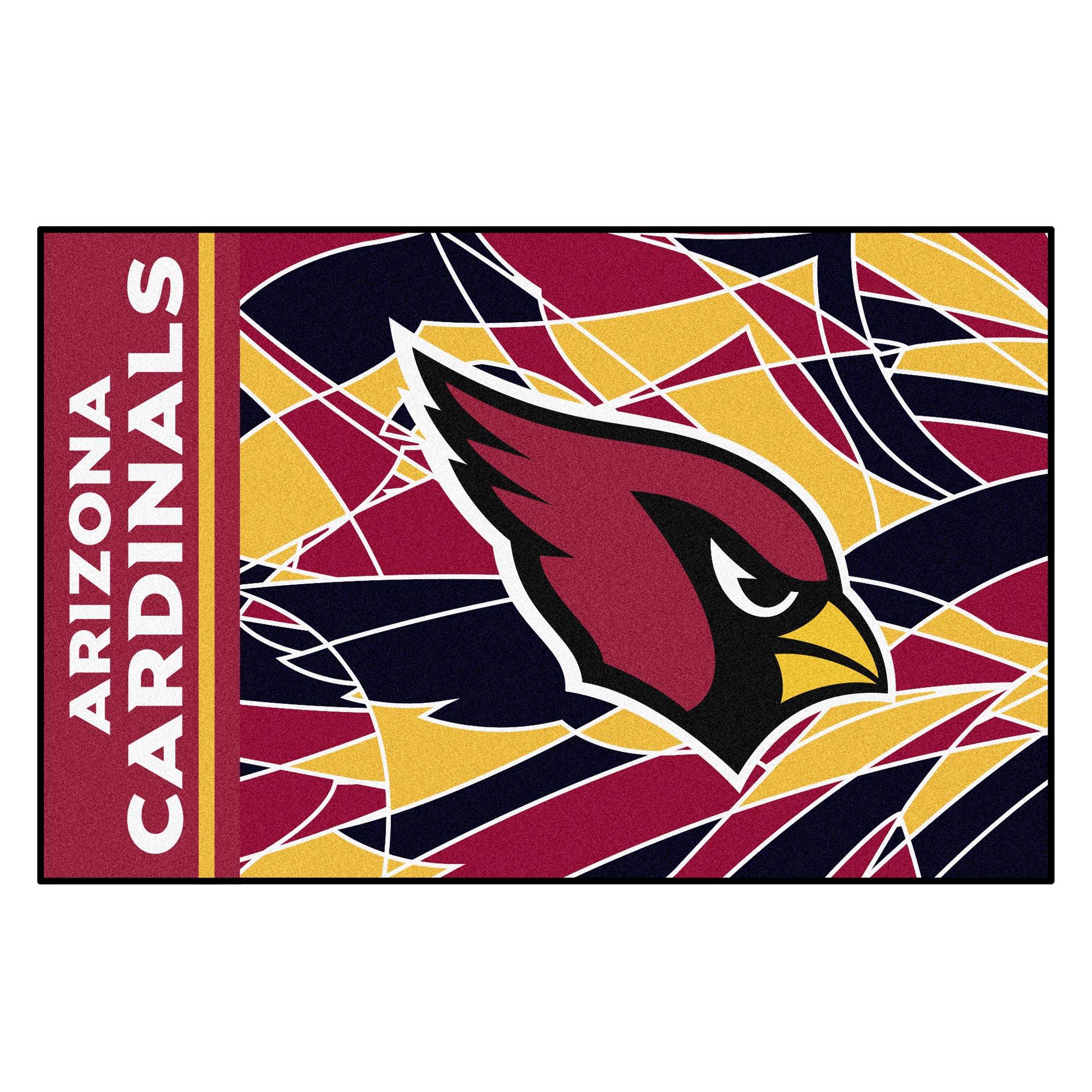 Arizona Cardinals Man Cave All-Star Rug - Sports Unlimited