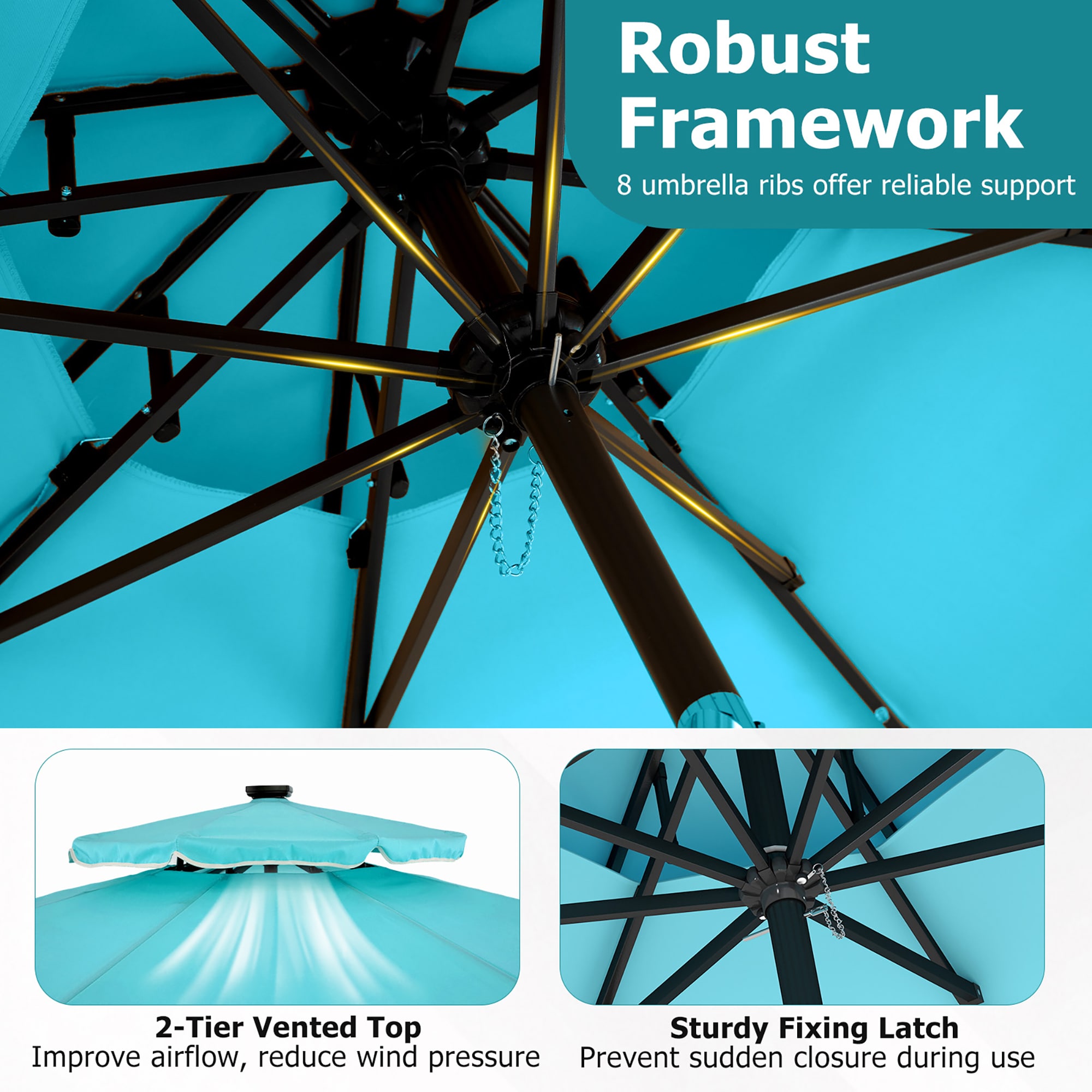 Costway HCST13888 Umbrellas-2 - View #5