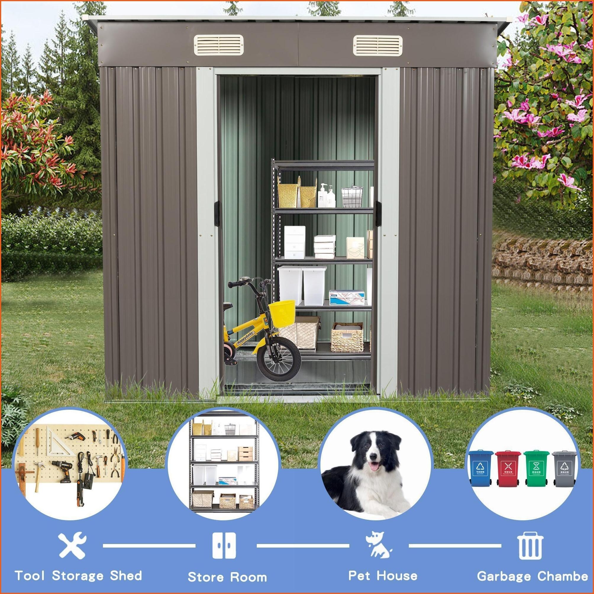 Watnature CE1G3S049FRZ Metal-Storage-Buildings-Sheds - View #12