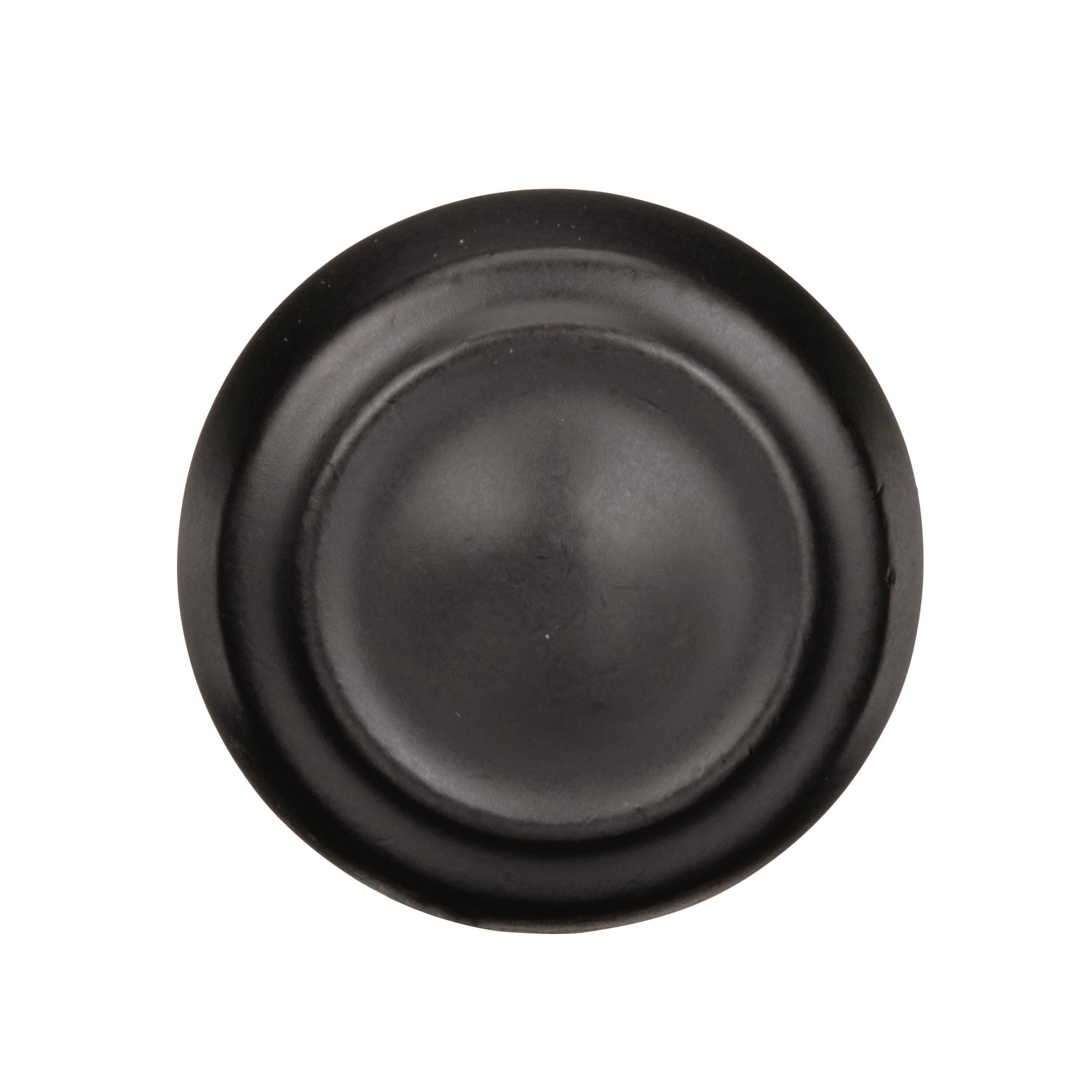 1-3/16 Inch Black Bronze Round Cabinet Knob