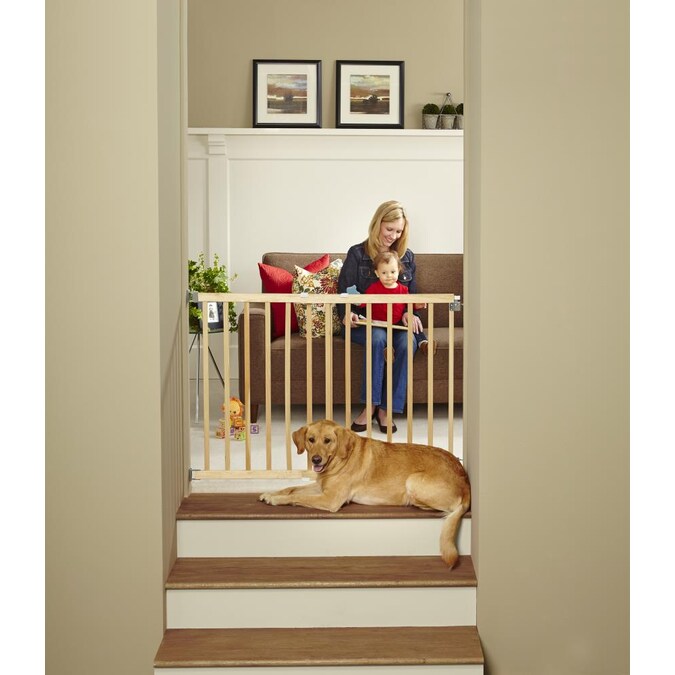 North States Stairway Swing Gate 42 In, Wooden Swing Gate For Stairs