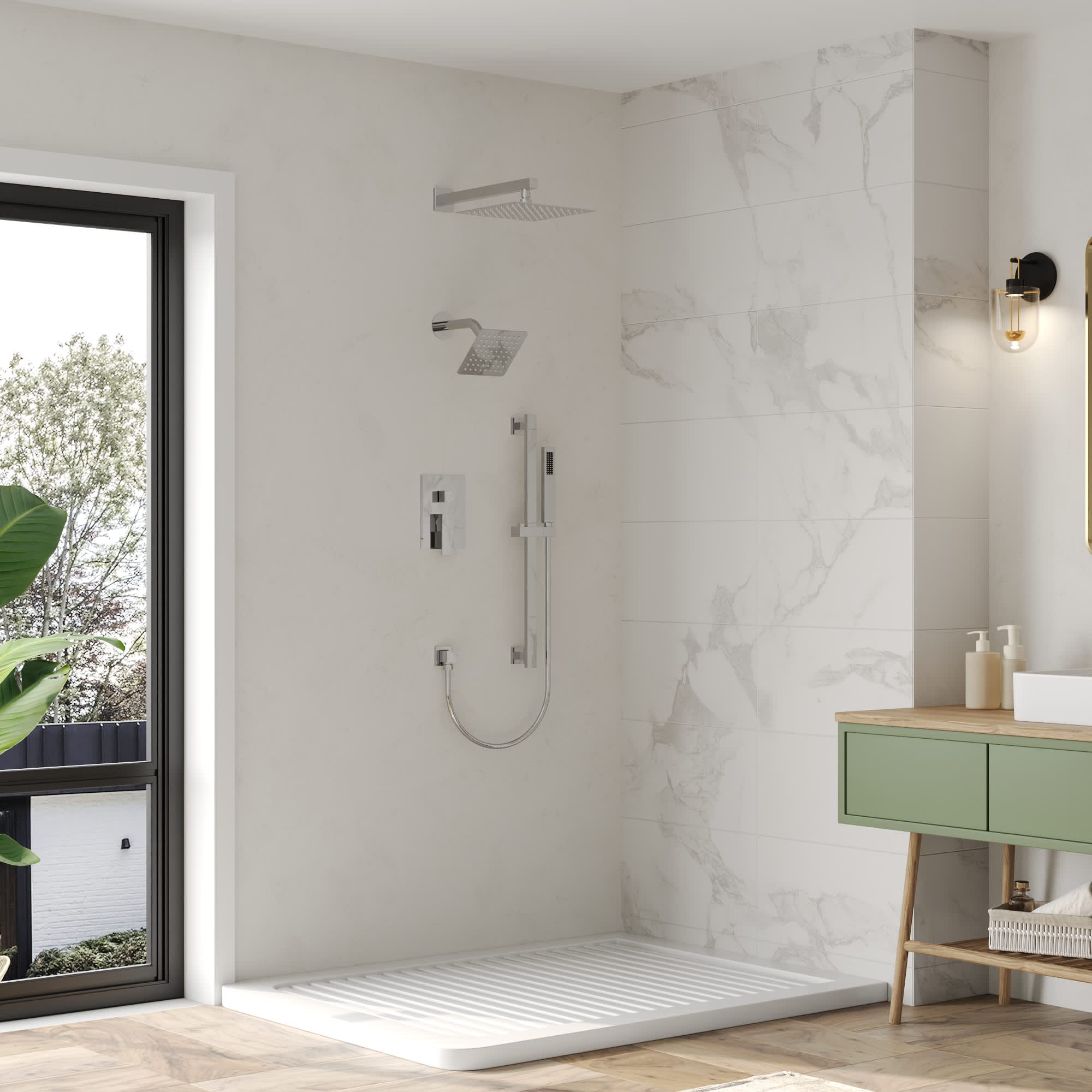 EVERSTEIN SFS-1059-CH10 Showerhead-Bar-Panels - View #2