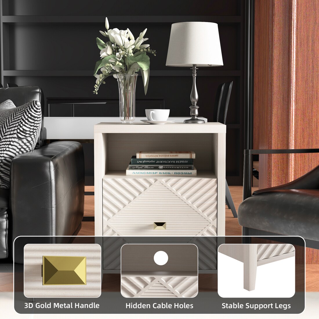 CHITA CTK-01 nightstands - View #5