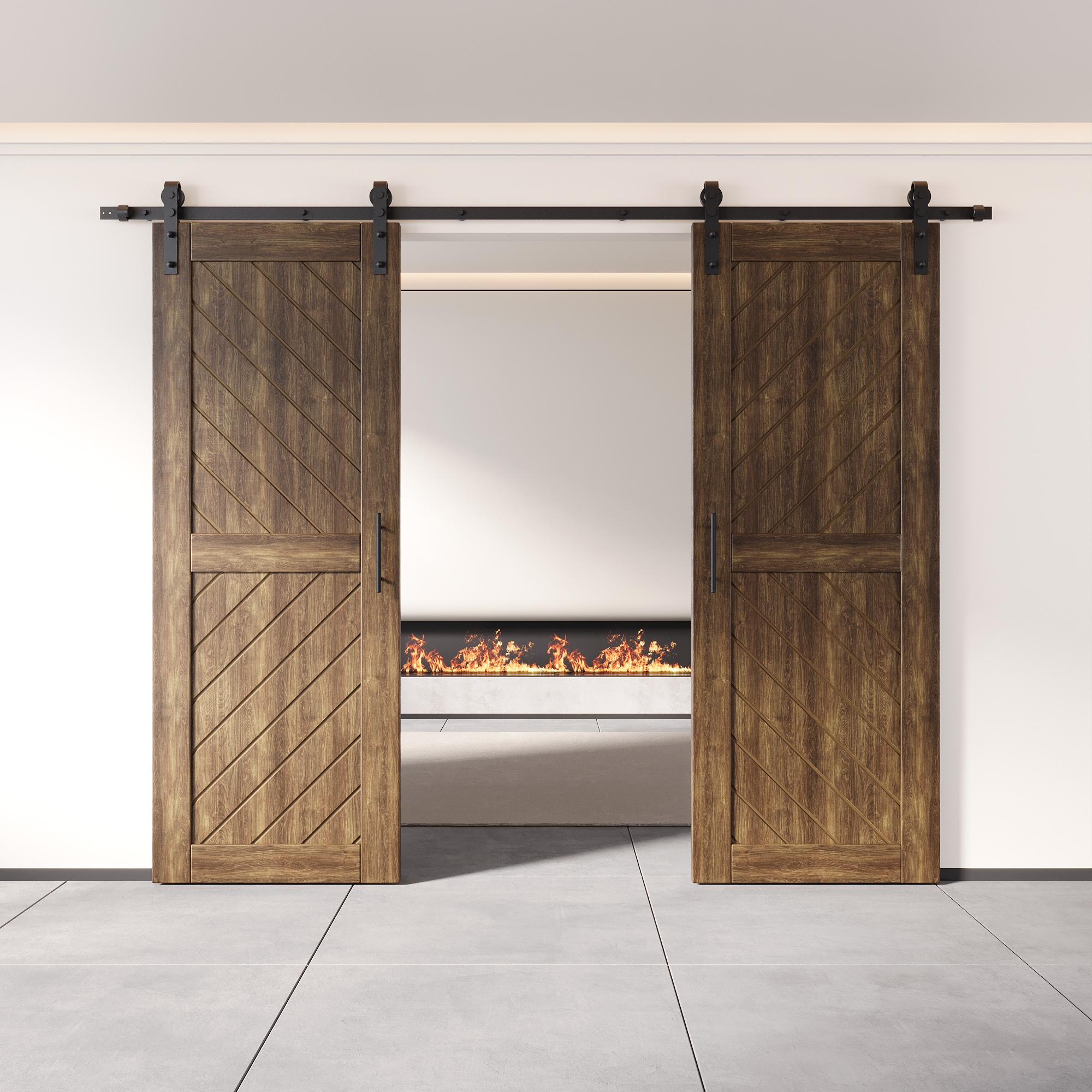 HOMACER YT2H108C-XT4-2680-WA Barn-Doors - View #8