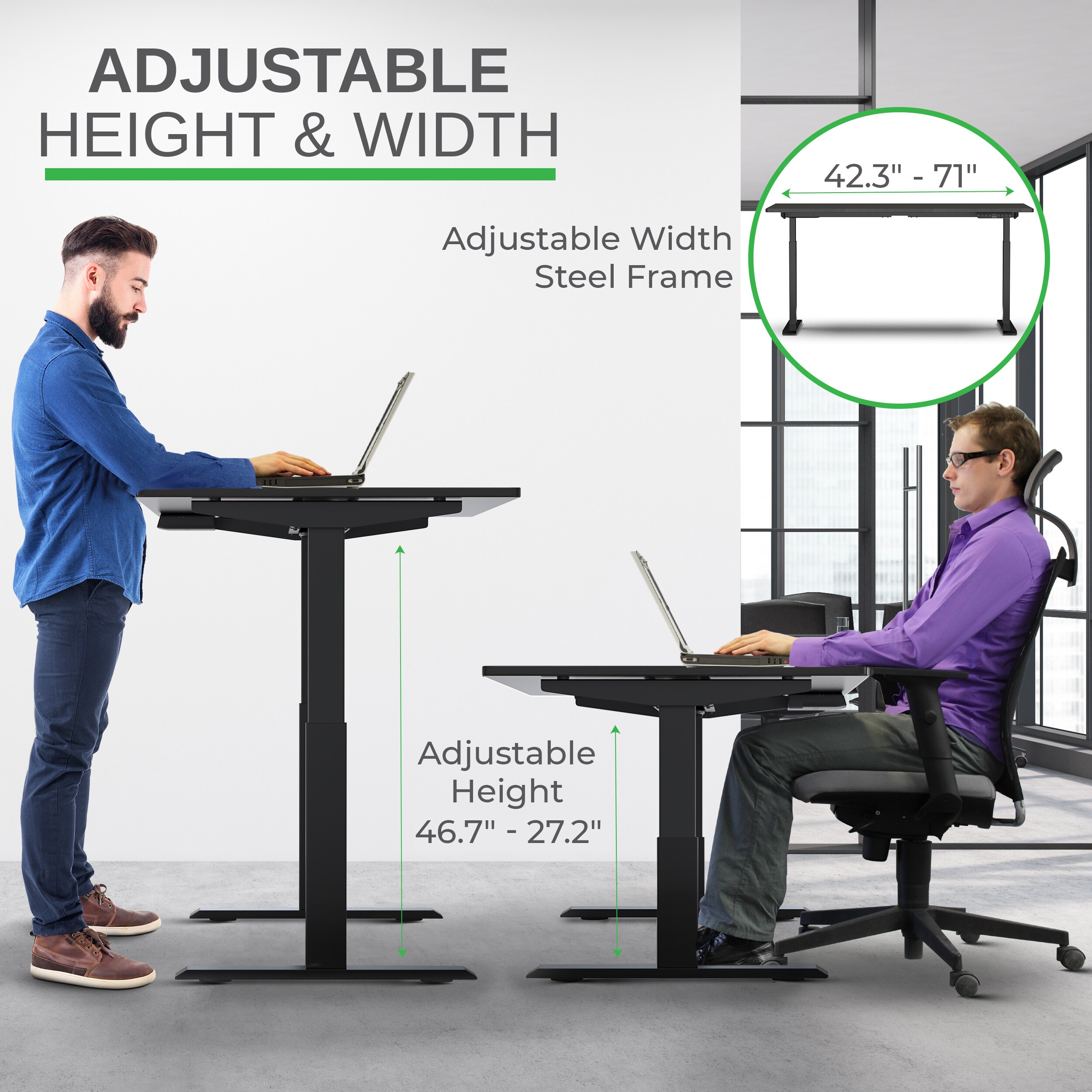 Uncaged Ergonomics RU2BBKMDF60 desks - View #7