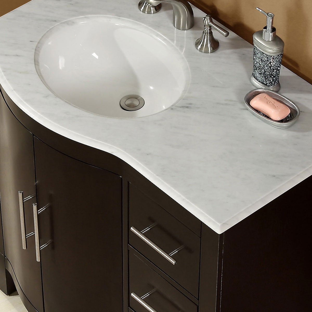 Silkroad Exclusive HYP-0912-WM-UWC-36-L Bath-Vanity-Combo - View #6