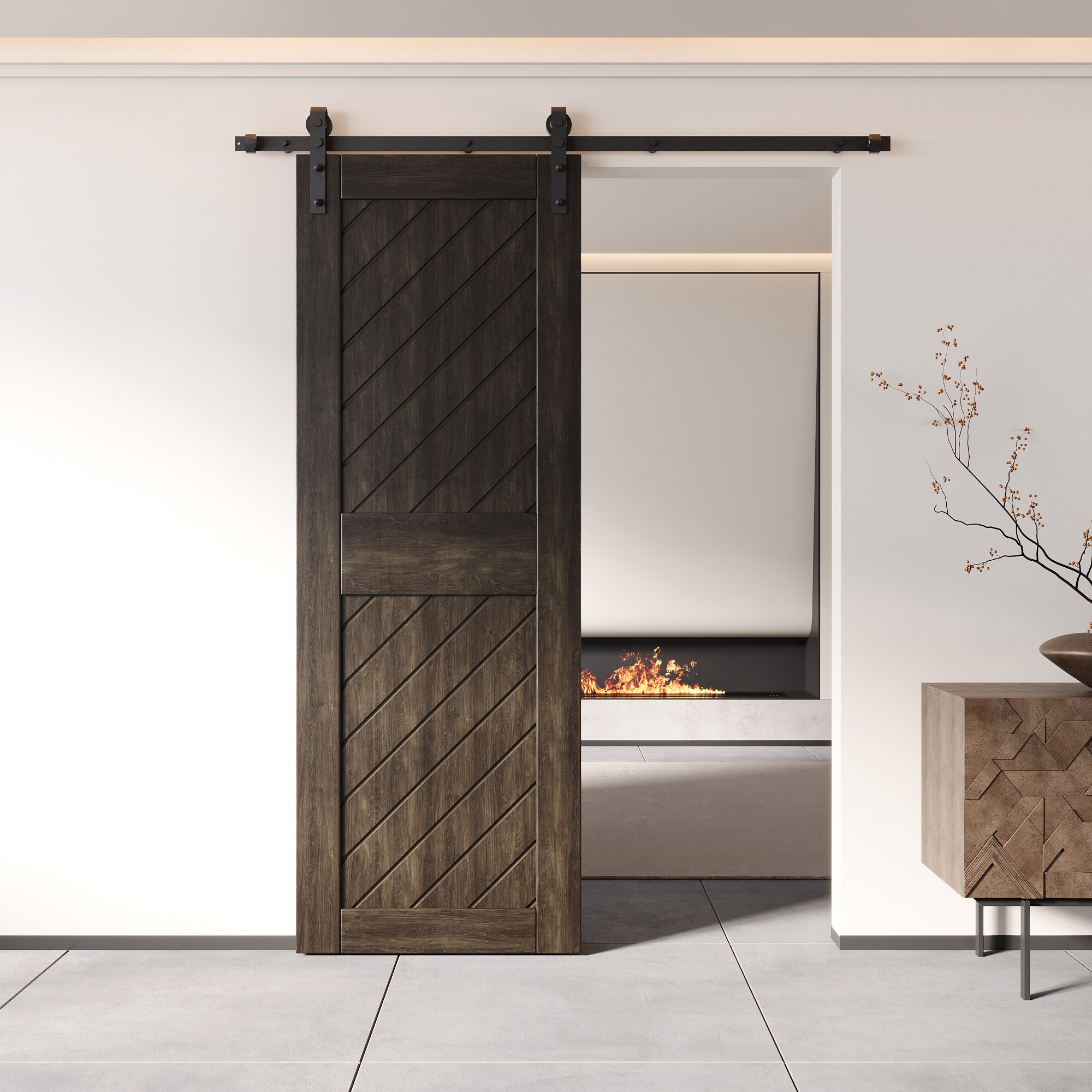 HOMACER XT1-3084-EB Barn-Doors - View #8