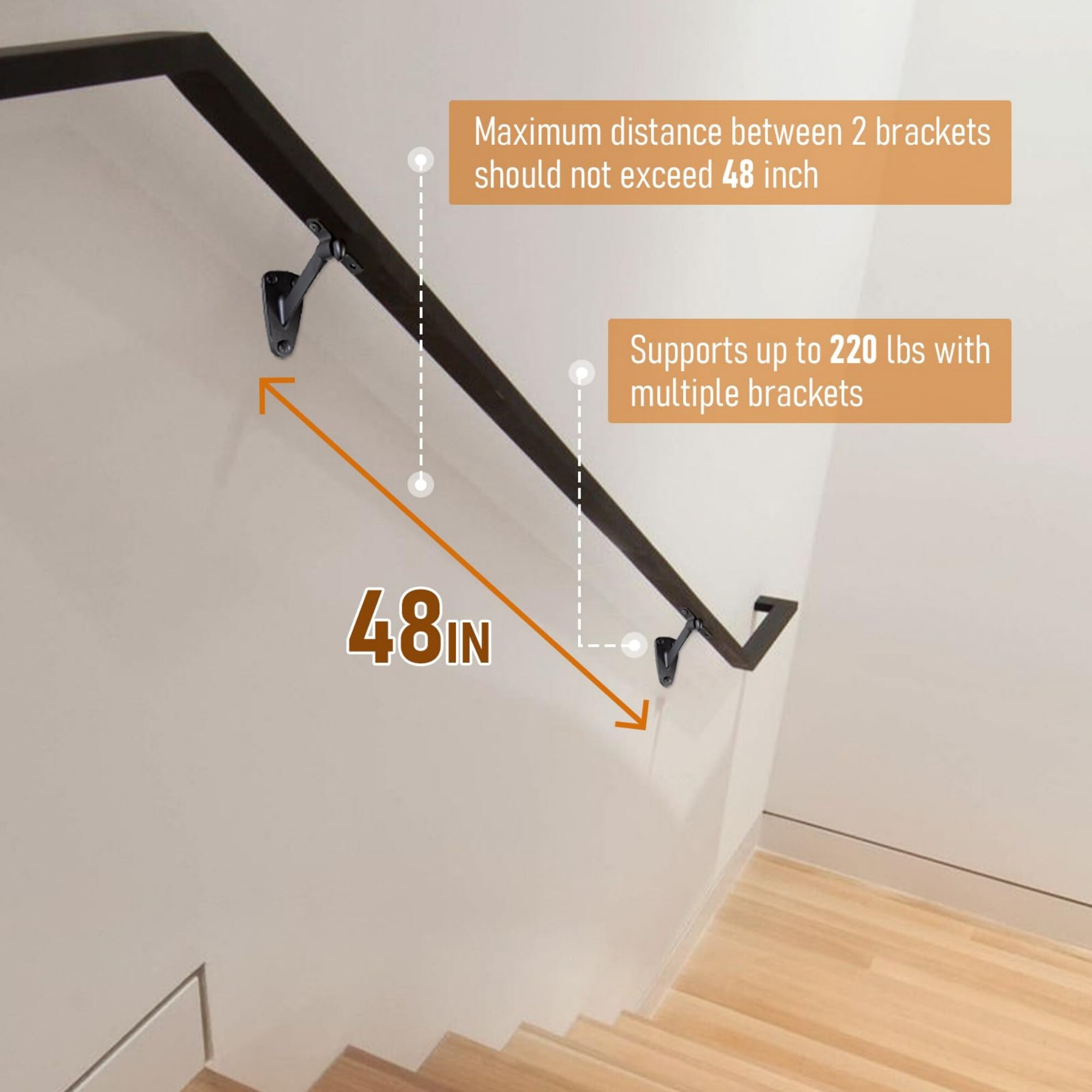 Wudkey L4-CA7A3G Interior-Stairpart-Railing - View #5