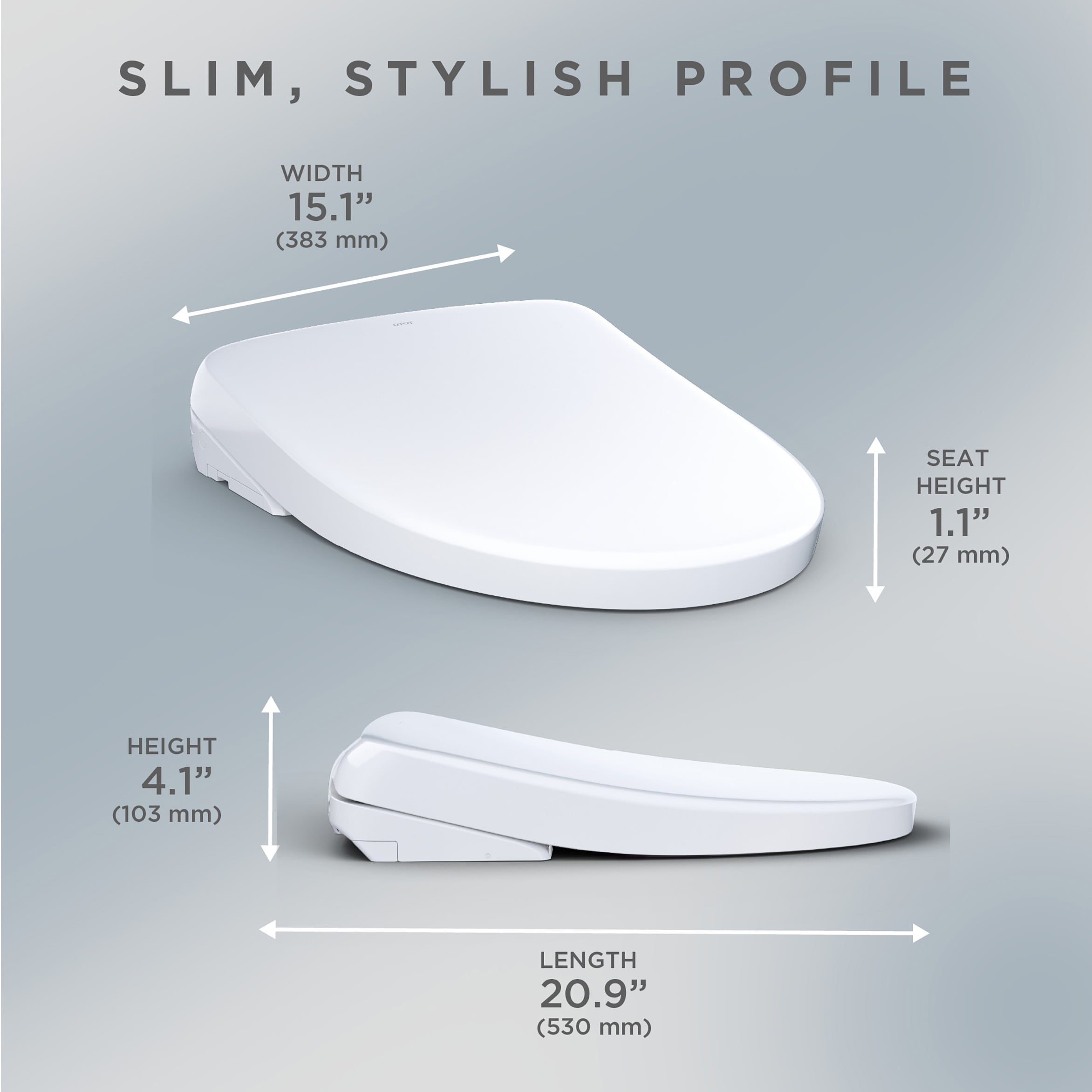 TOTO SW4726AT40-01 Bidet-Toilet-Seats - View #9
