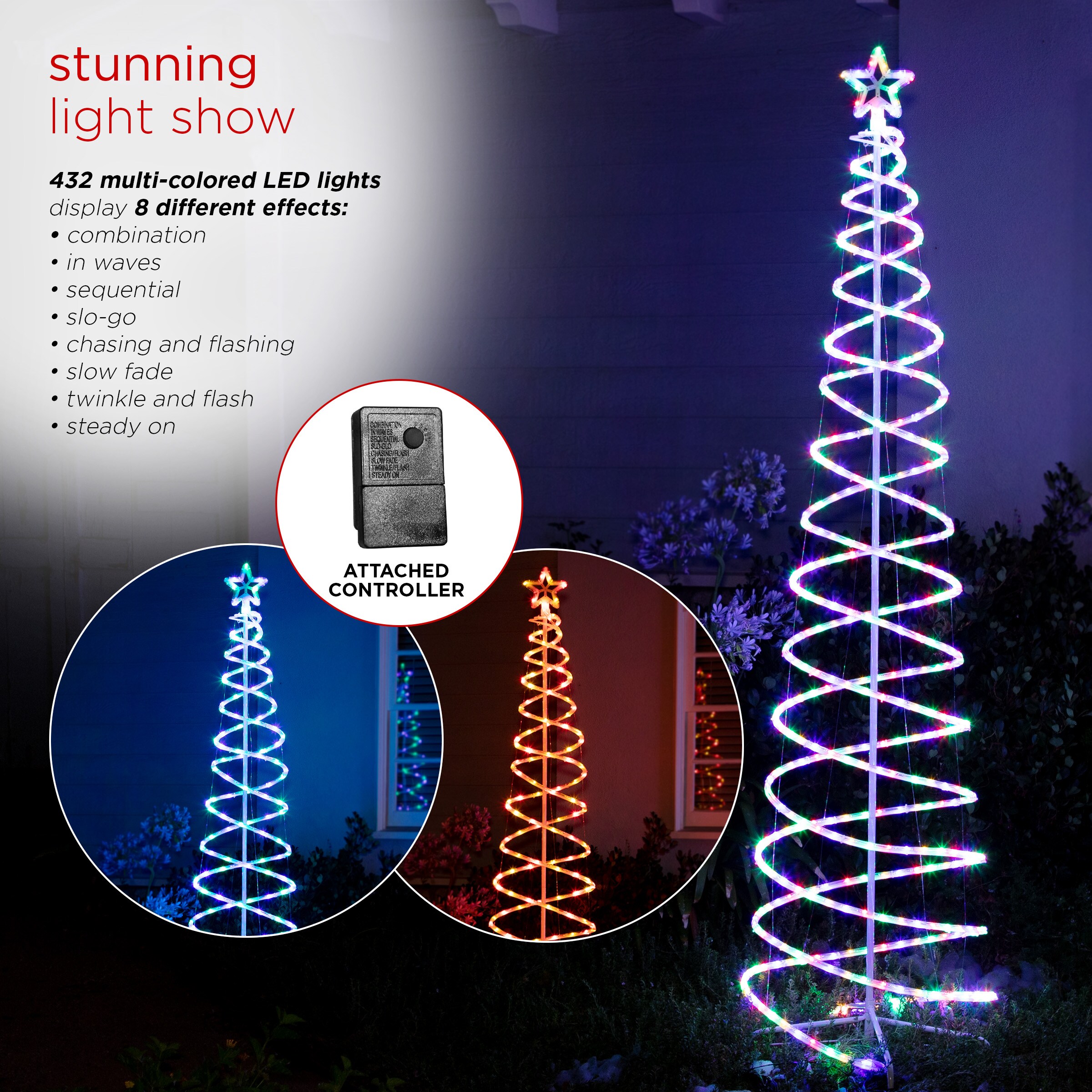 Assorted Multi Function Chasing Christmas Lights