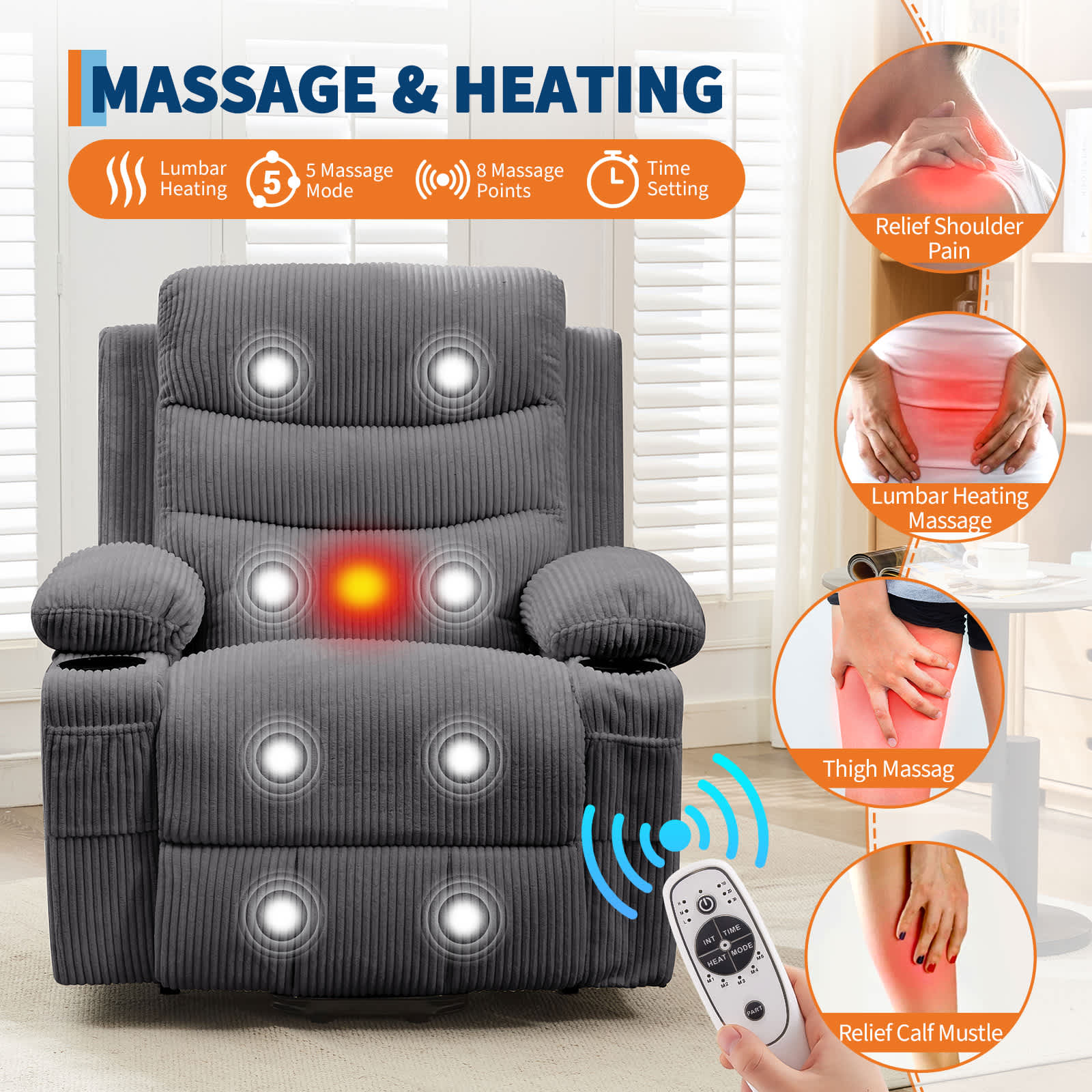 Qeetex WSZB-35MXRN00828 recliners - View #7