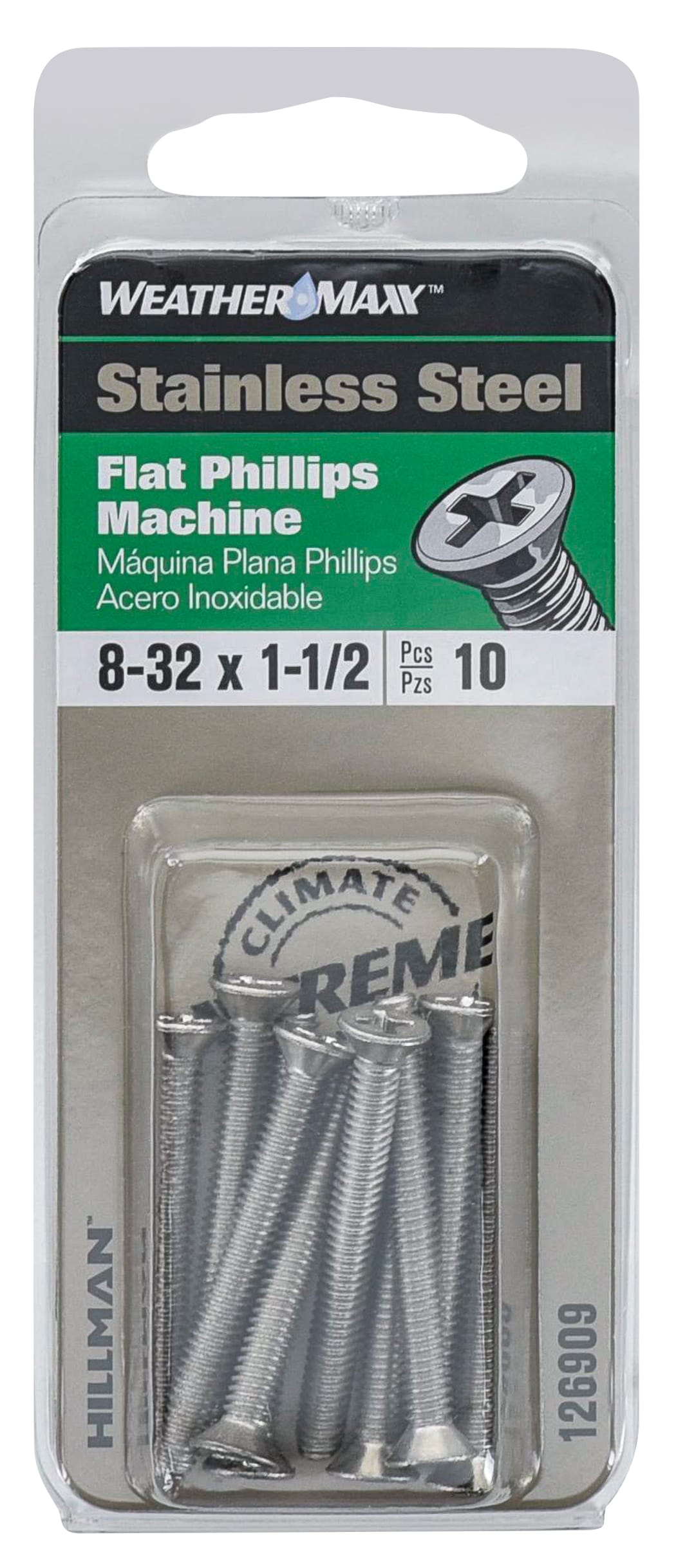 Hillman #8- 32 x 1-1/2-in Phillips-Drive Machine Screws (10-Count) in ...