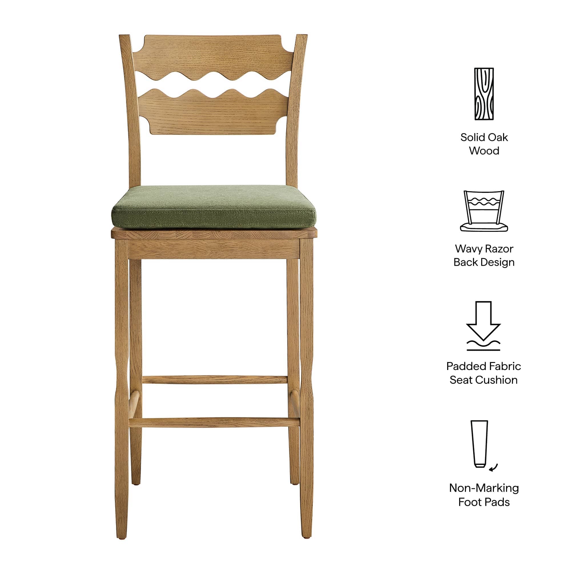 Modway EEI-7519-WOA-SGE stools - View #2
