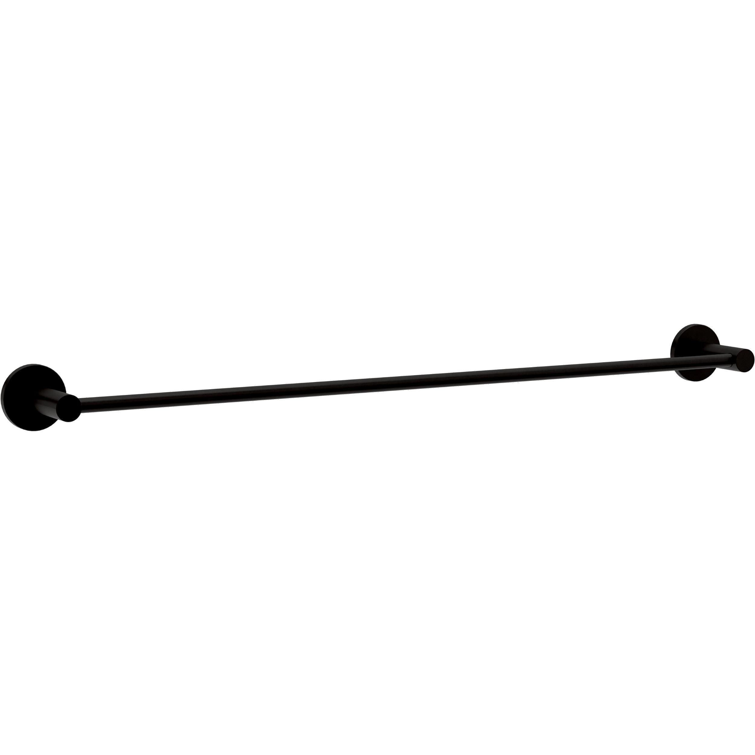 Peerless PA647-24BL Precept 24-in Matte Black Wall mount Single Towel Bar