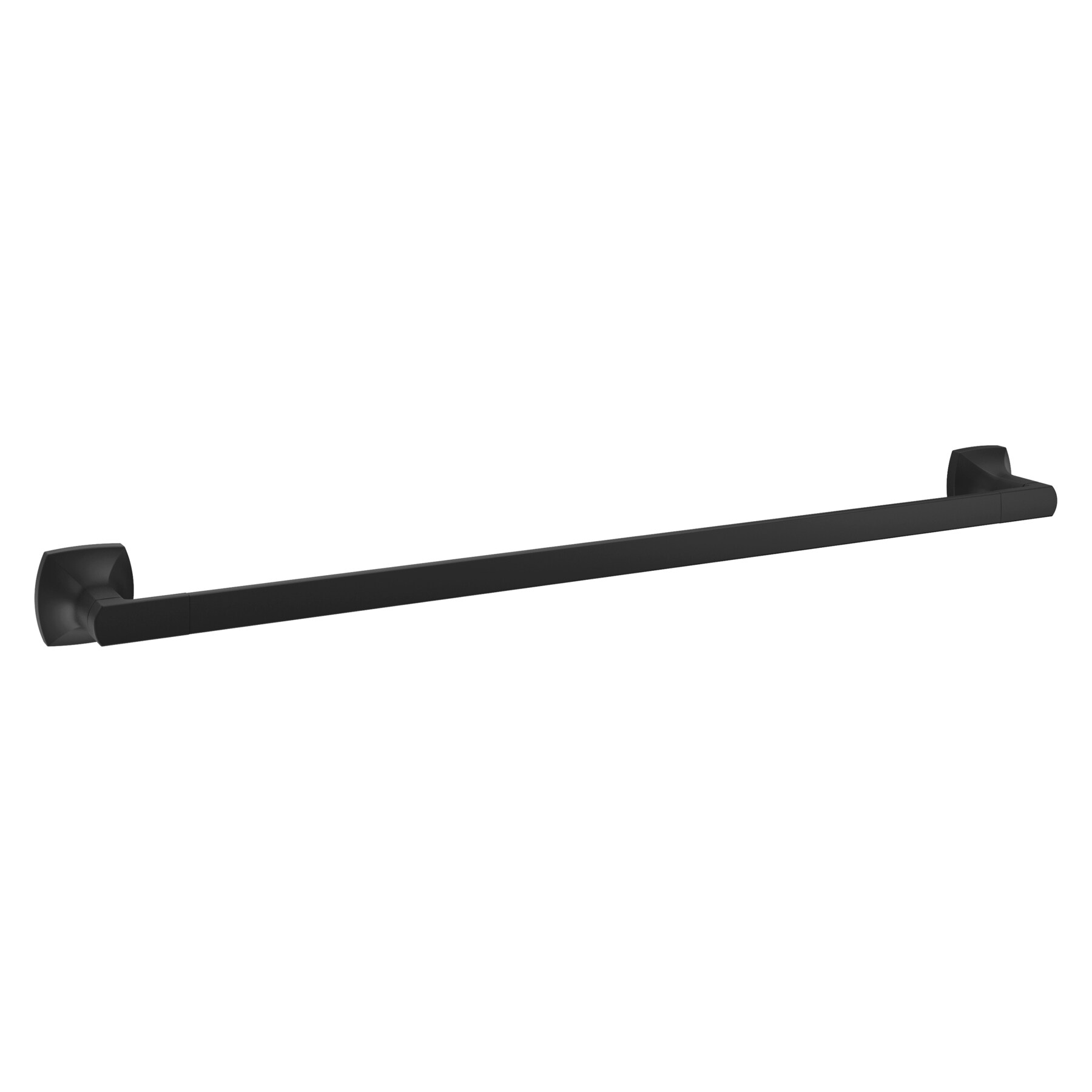 Pfister Vaneri 24-in Matte Black Wall Mount Single Towel Bar in the ...