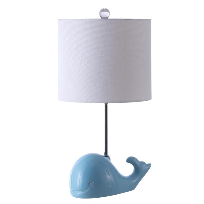 Blue Led Rotary Socket Table Lamp, Whale Lamp Shade