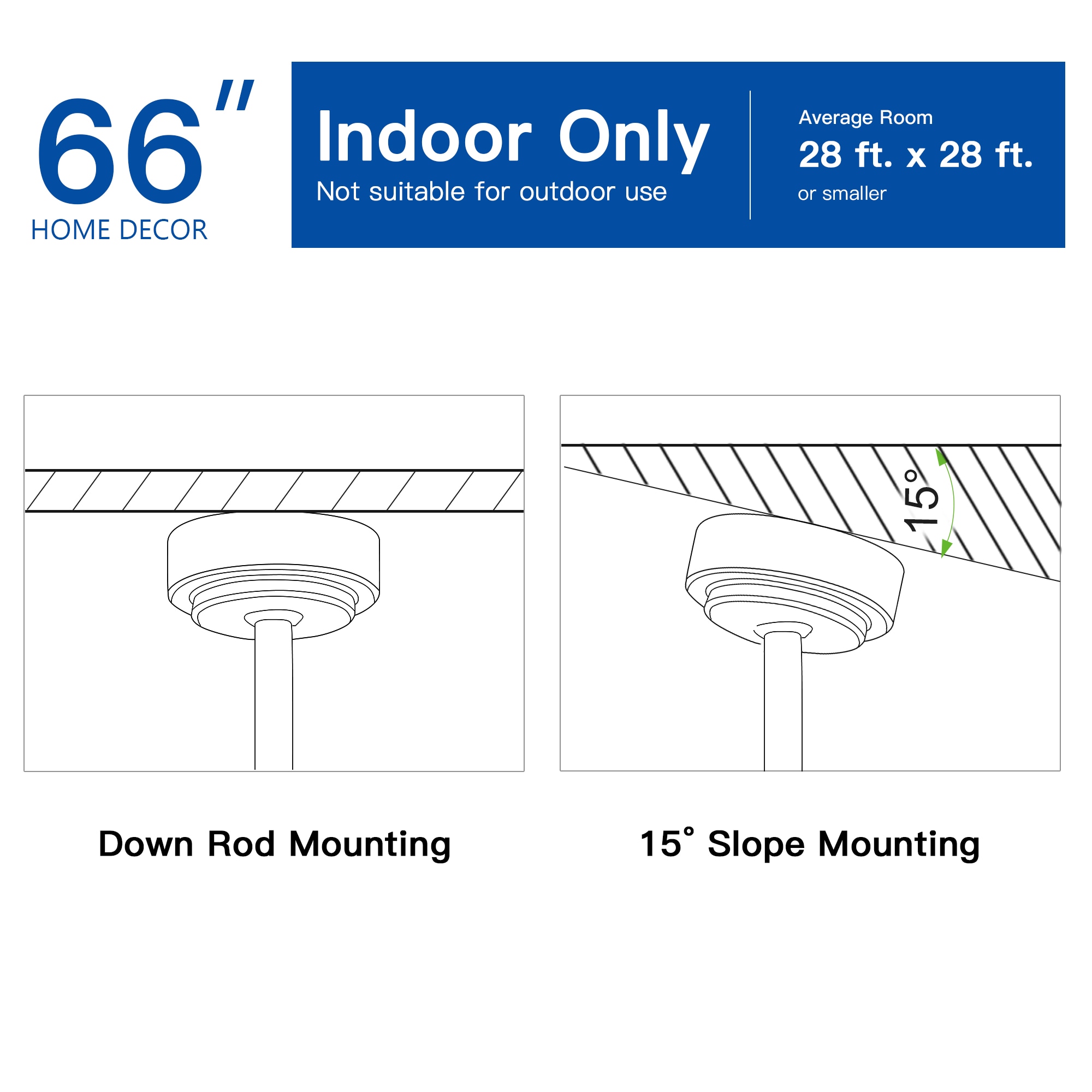 WELLFOR GYH52-1044-5WH Ceiling-Fans - View #10