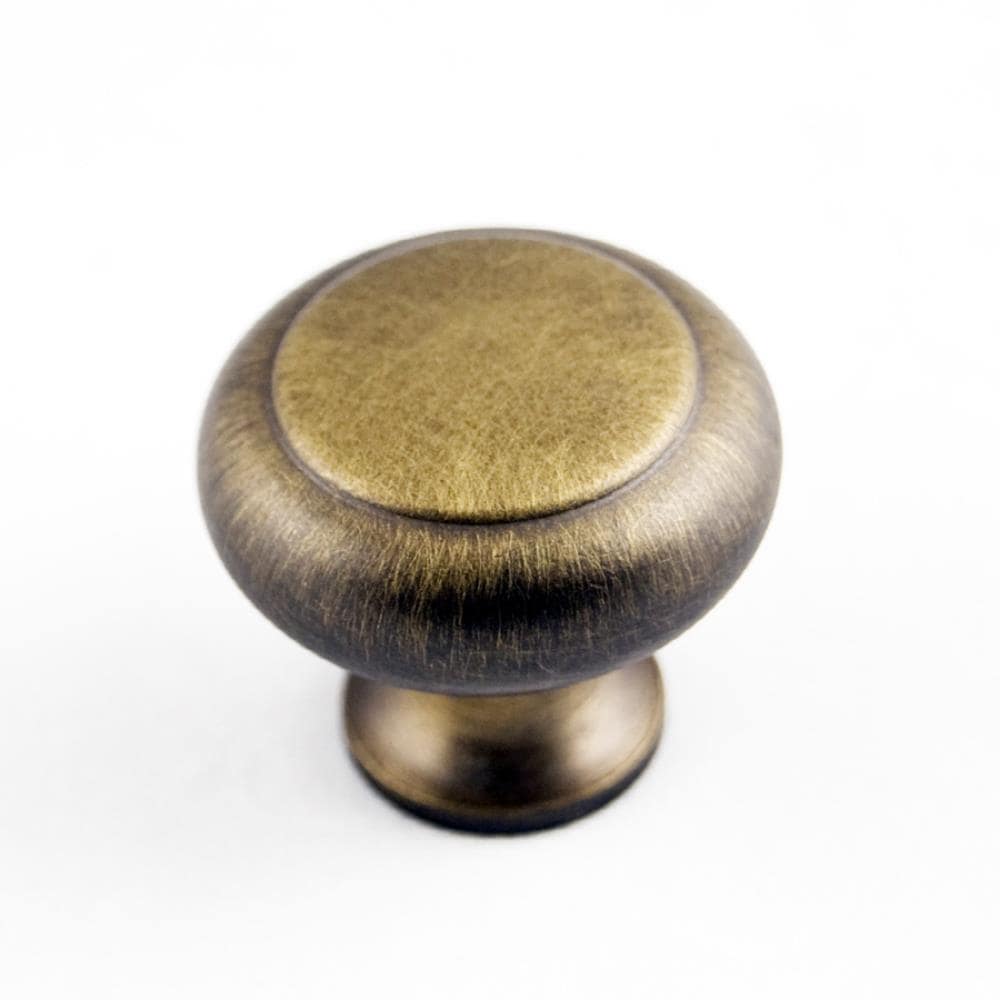 RK International CK 91-AE Antique English Round Transitional Cabinet Knob