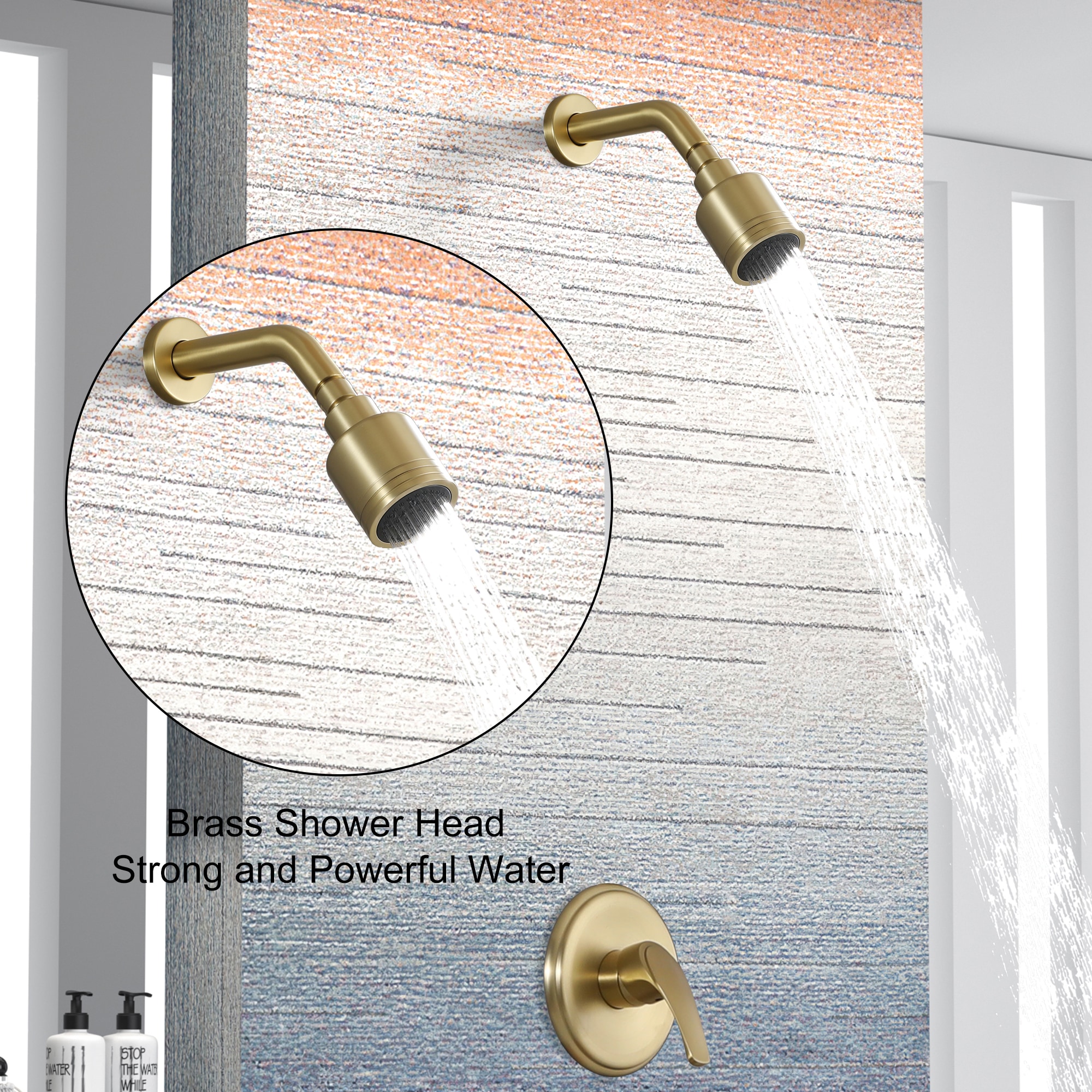 Clihome SMD-88010BG Showerhead-Bar-Panels - View #2