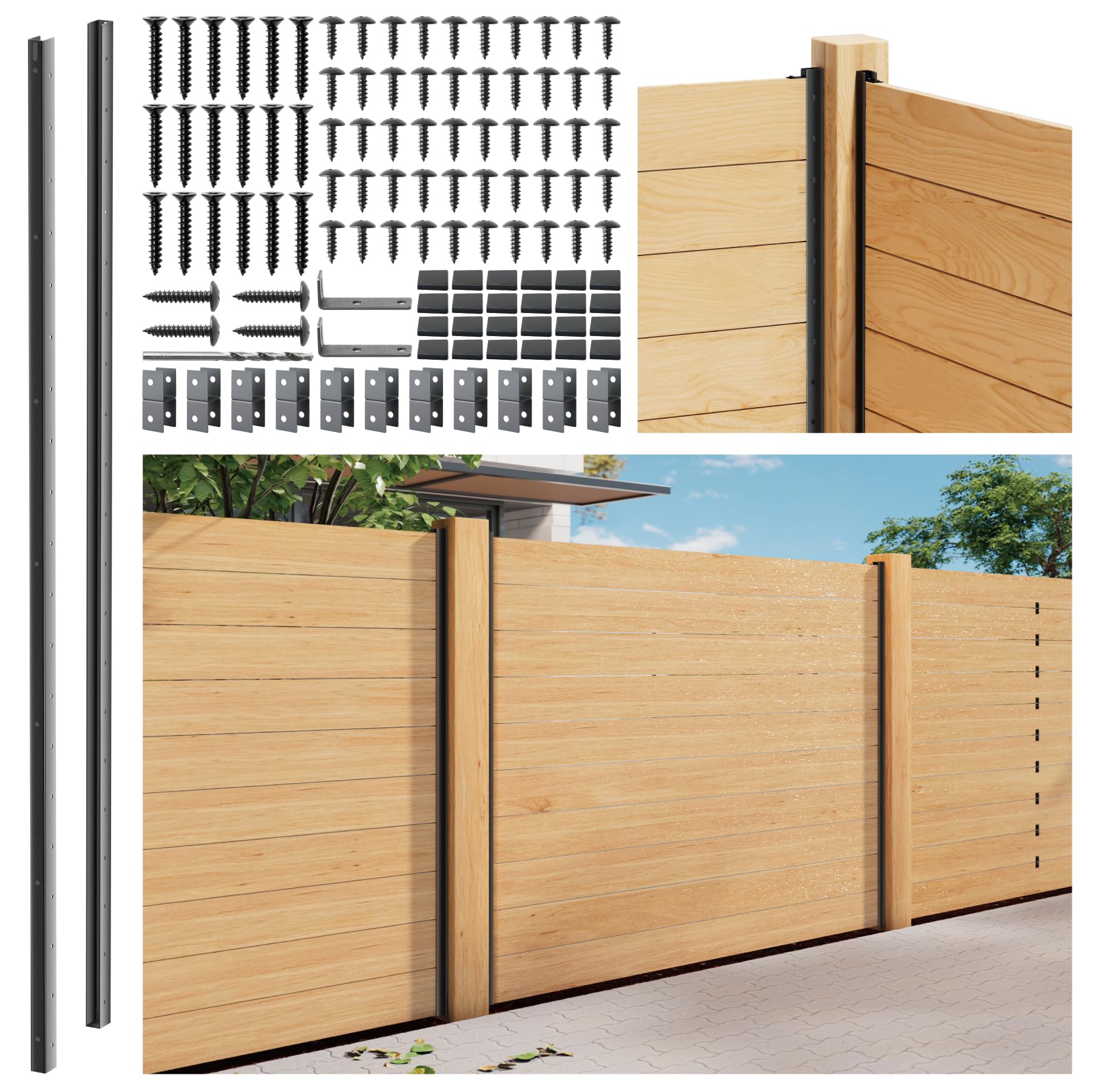 Linder Group Inc No Dig Metal Fence Post 6 Foot U Shape Hard Surface ...