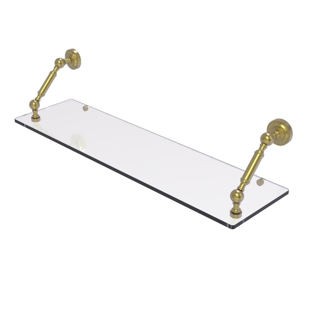 Allied Brass DT-1-30-SBR Dottingham Satin Brass Wall mount Bathroom Shelf ( 30-in x 7.3-in x 8-in )