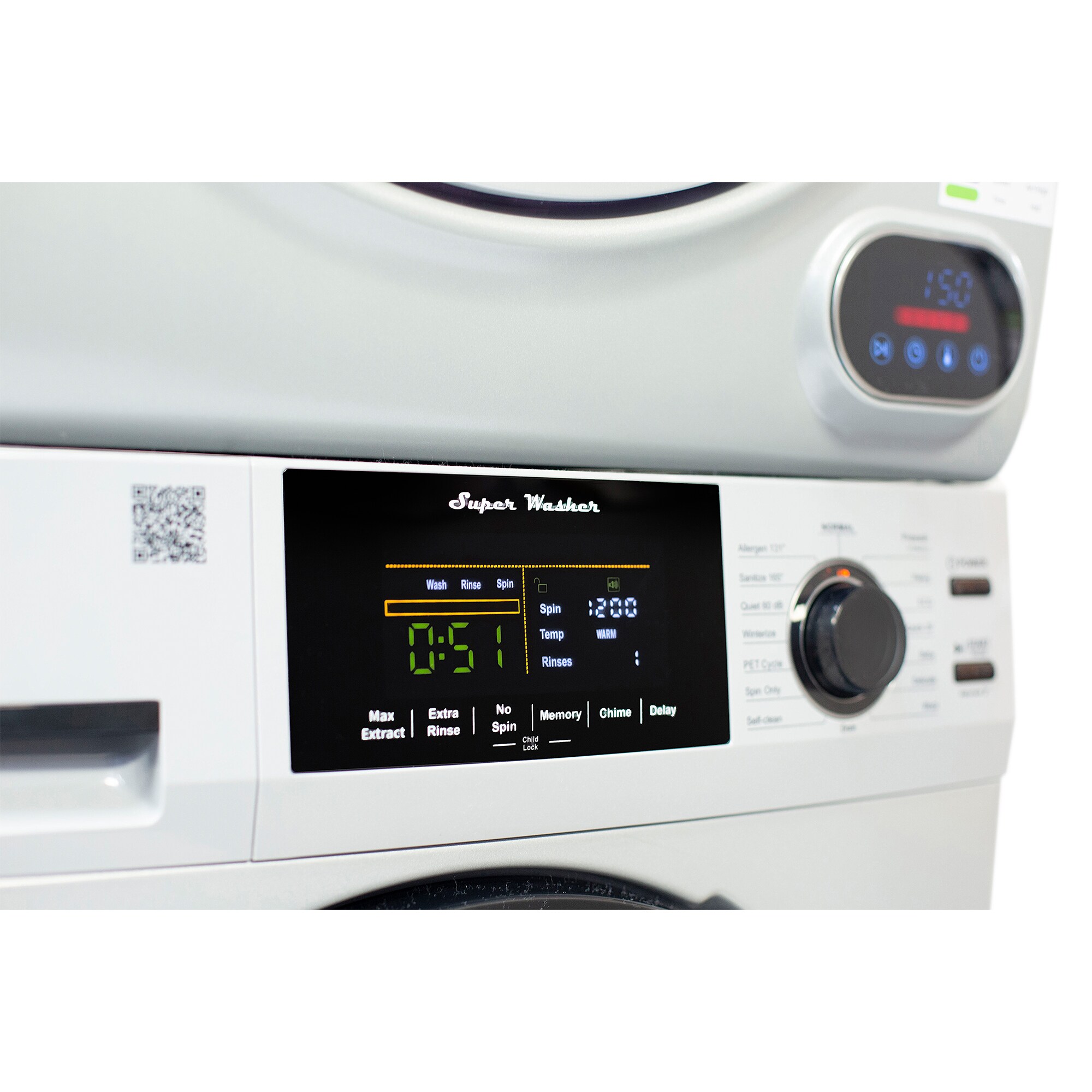 Equator Advanced Appliances EW 826 + ED 852 S Combo-Washer-And-Dryer - View #4