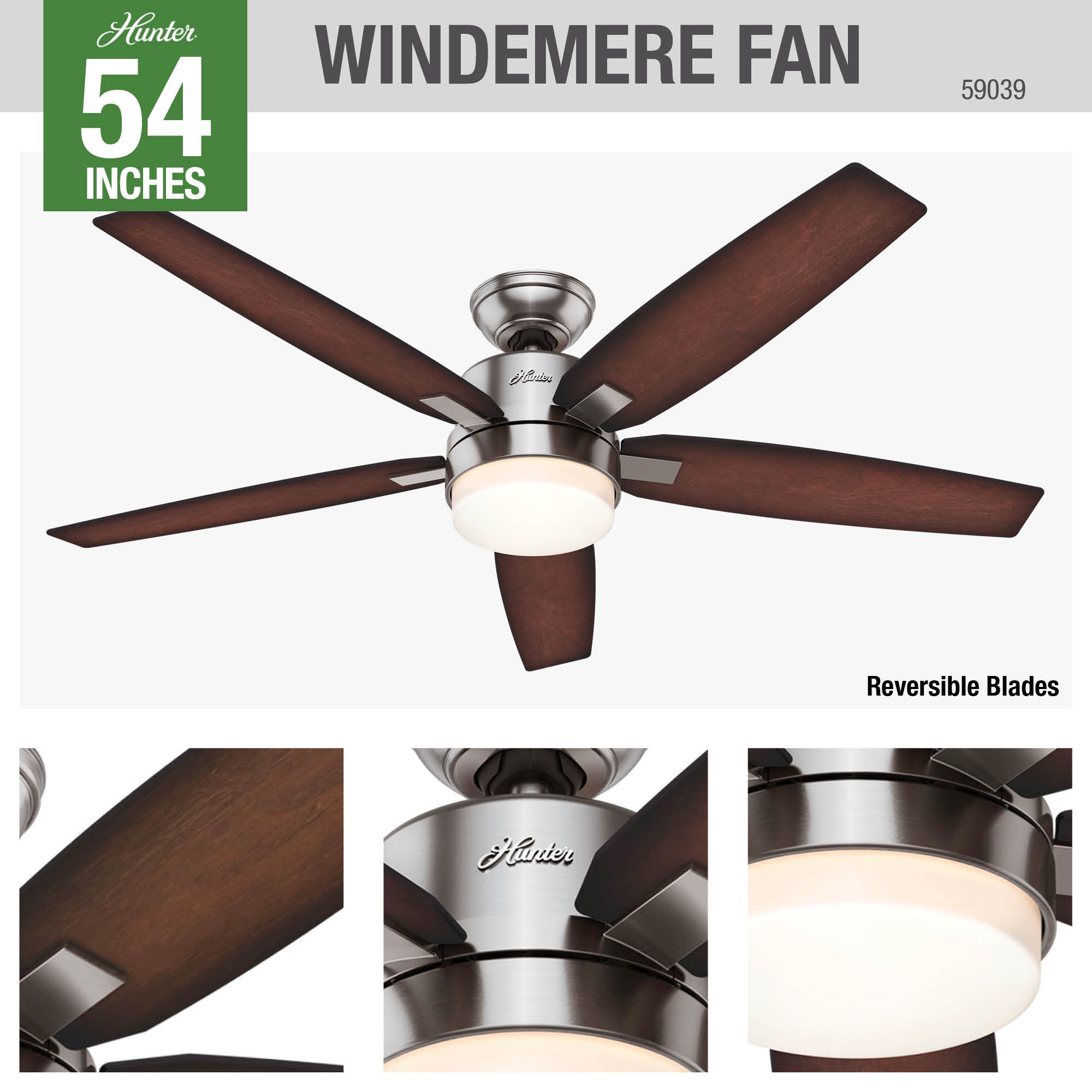 Hunter Windemere Ceiling Fan Installation | Shelly Lighting