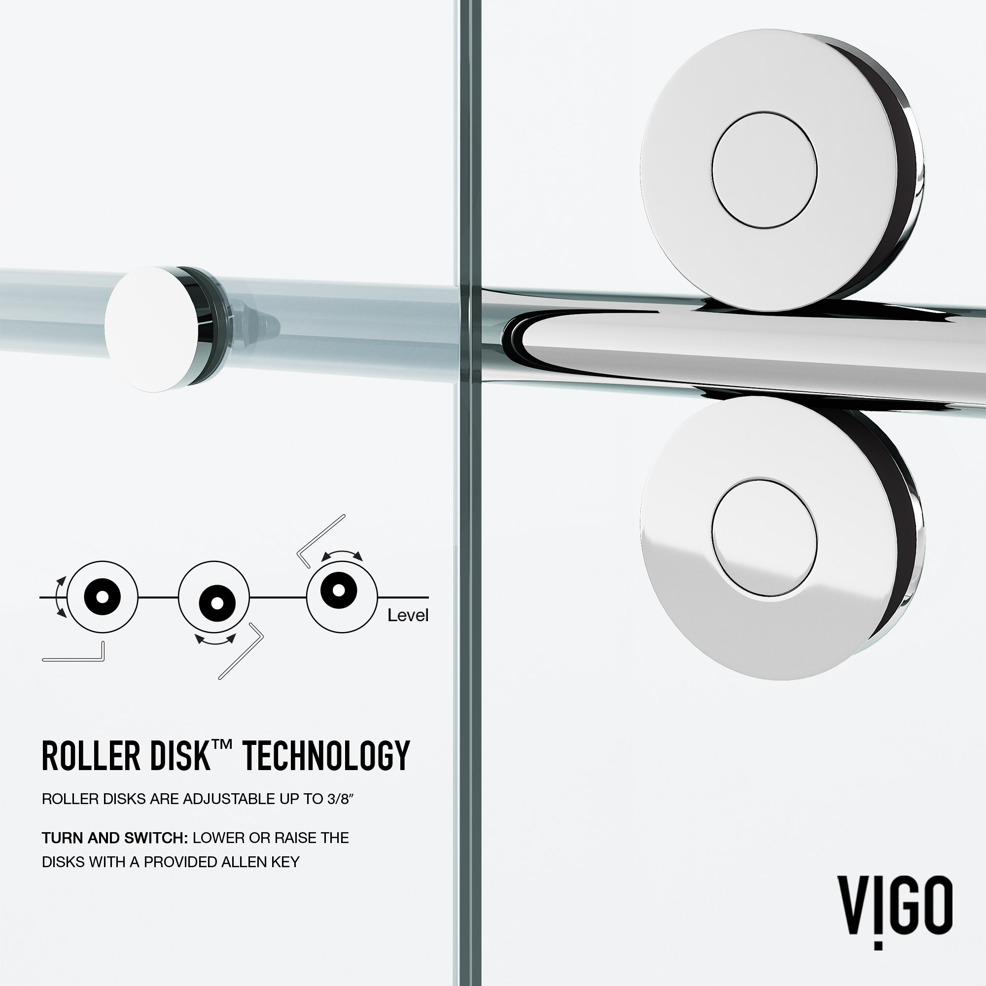 VIGO VG6041CHLM6074 Shower-Doors - View #13