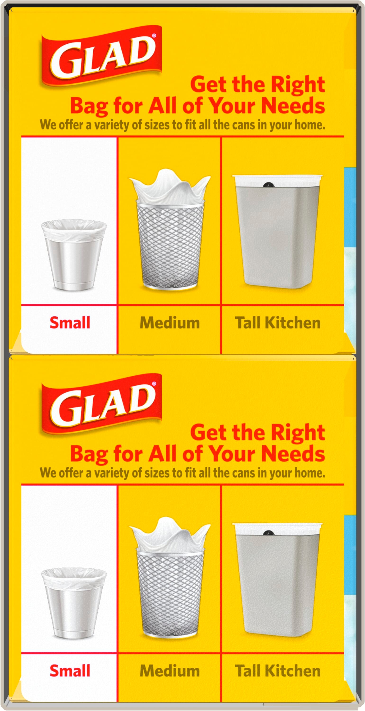 Glad 6498463 Febreze 4 gal Trash Bags Quick Tie, White - Pack of
