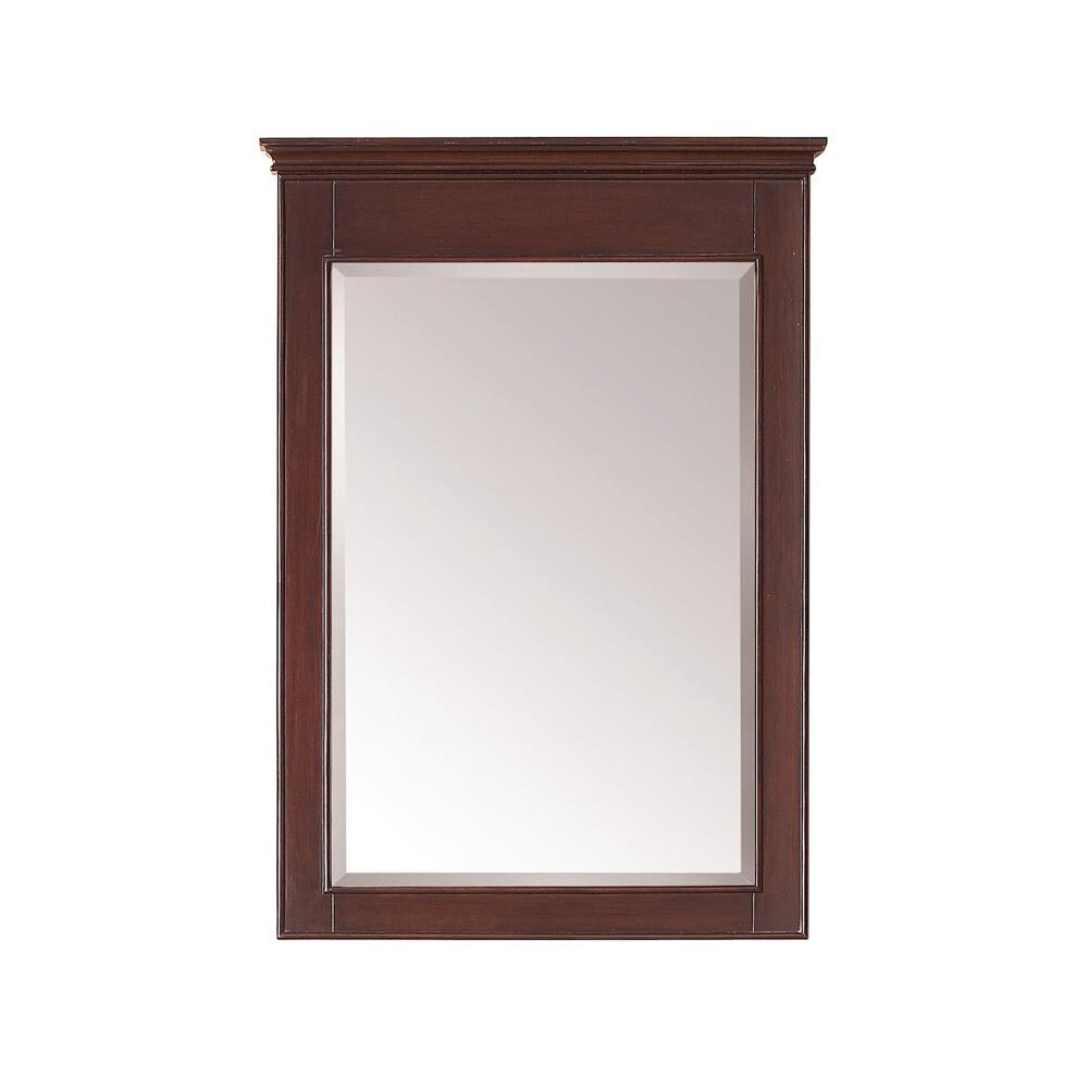Avanity WINDSOR-M24-WA Windsor 24-in x 34-in Walnut Bathroom Vanity Mirror