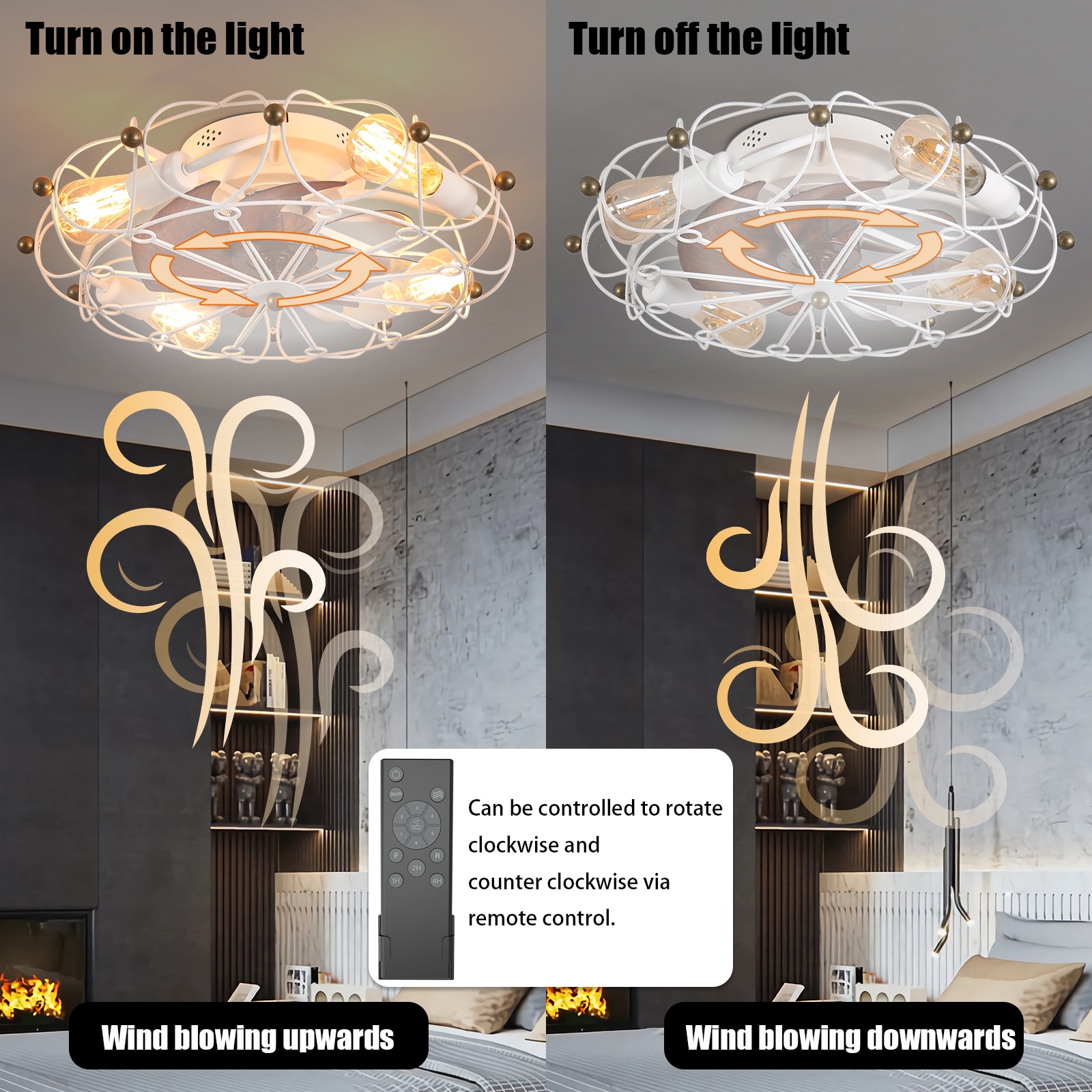 Tenleaf LIGHT0413-259-1 Ceiling-Fans - View #5
