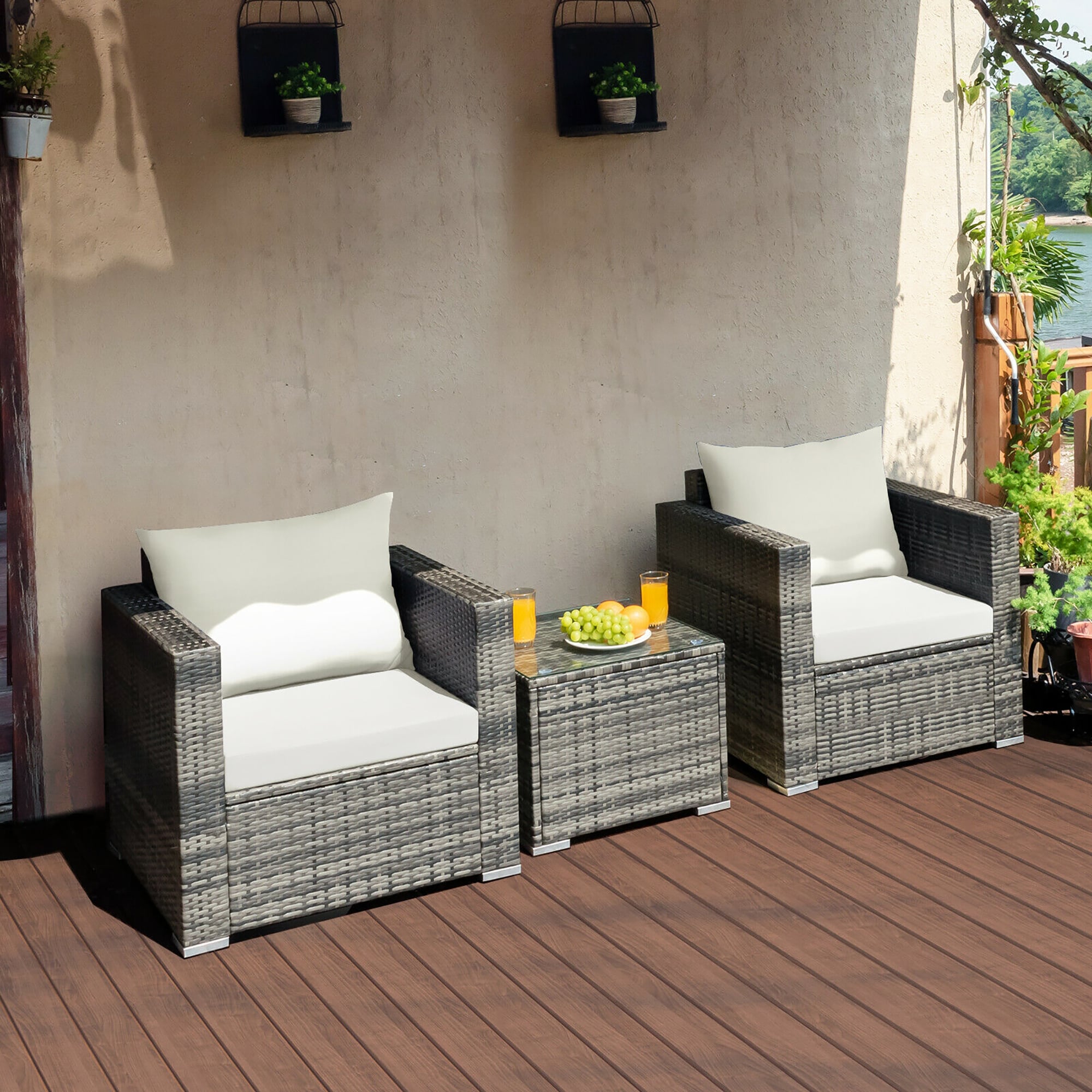 BABOOM BOM-0WH+-CO Patio-Conversation-Sets - View #10