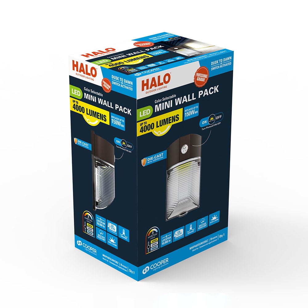HALO MWP40FSUNVDBZ Wall-Pack-Lights - View #2